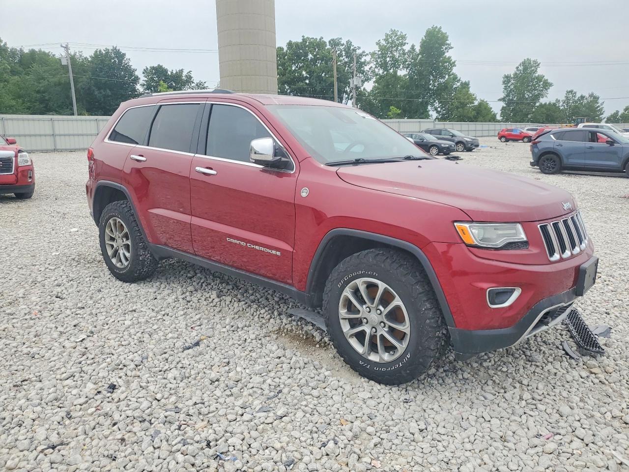 2015 Jeep Grand Cherokee Limited Красный vin: 1C4RJFBM6FC105754