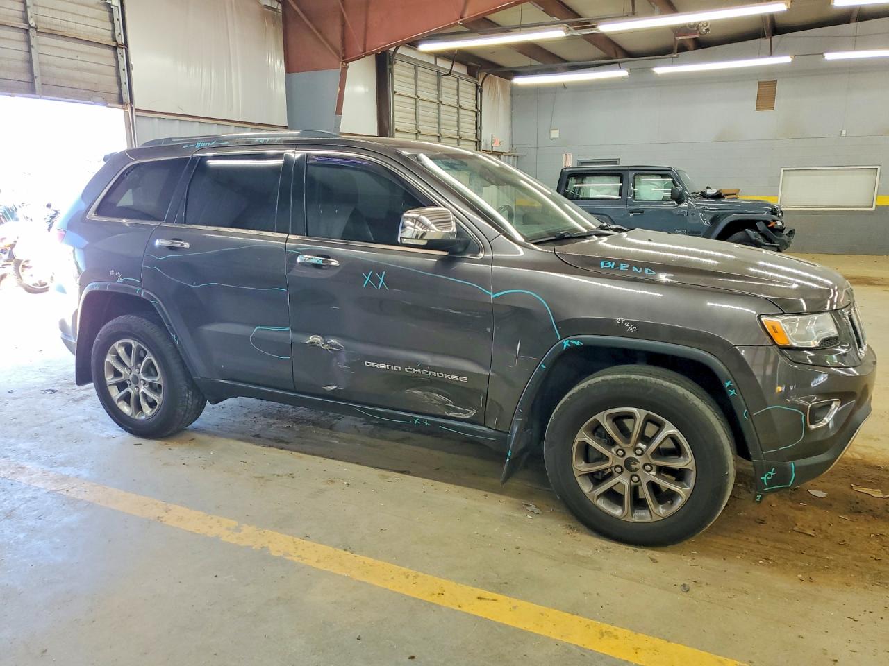 2015 Jeep Grand Cherokee Limited Gray vin: 1C4RJFBM6FC705996