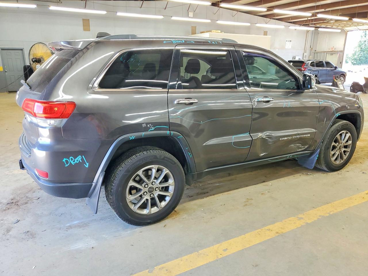 2015 Jeep Grand Cherokee Limited Gray vin: 1C4RJFBM6FC705996