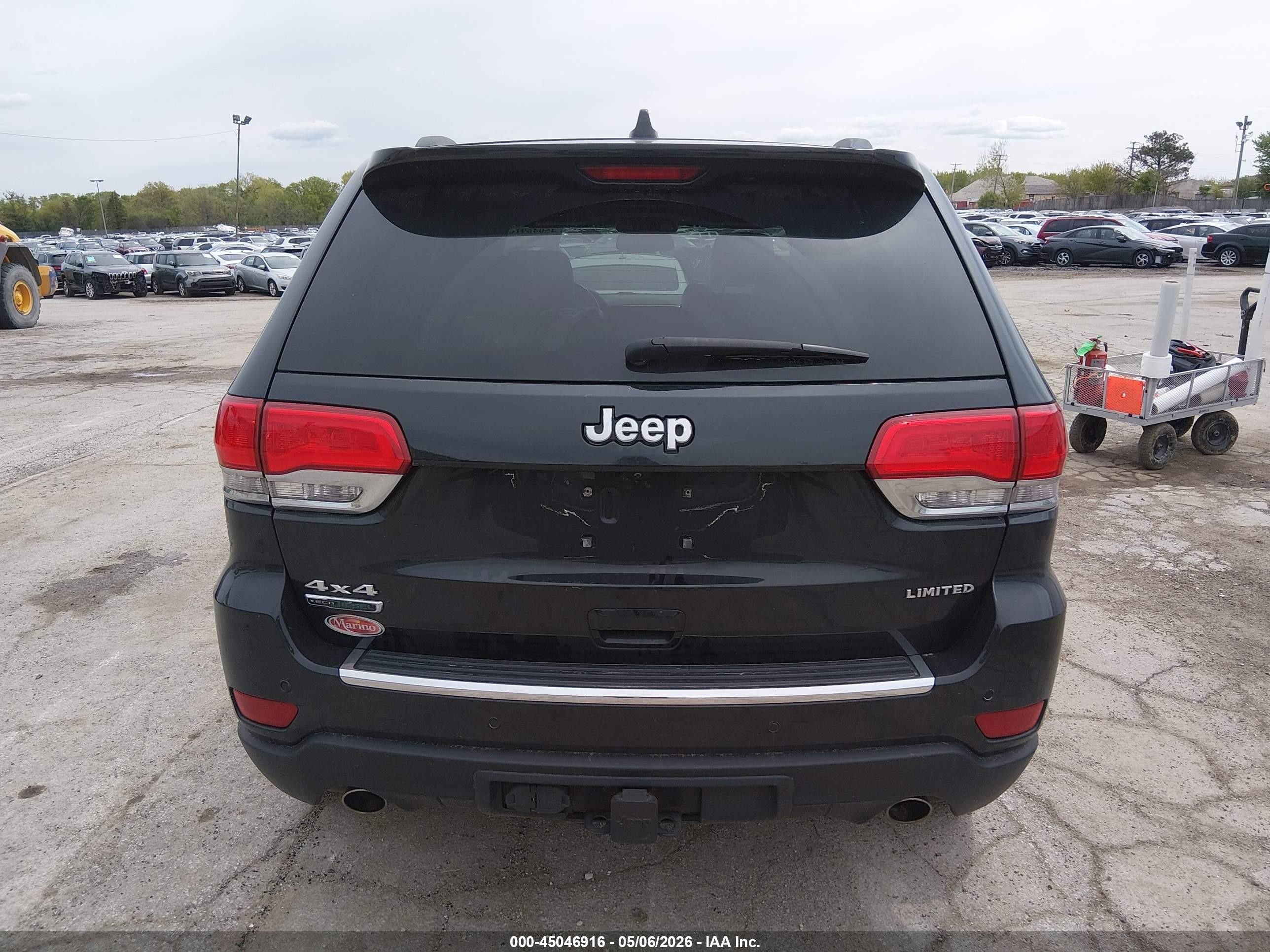 2014 Jeep Grand Cherokee Limited Black vin: 1C4RJFBM7EC375820