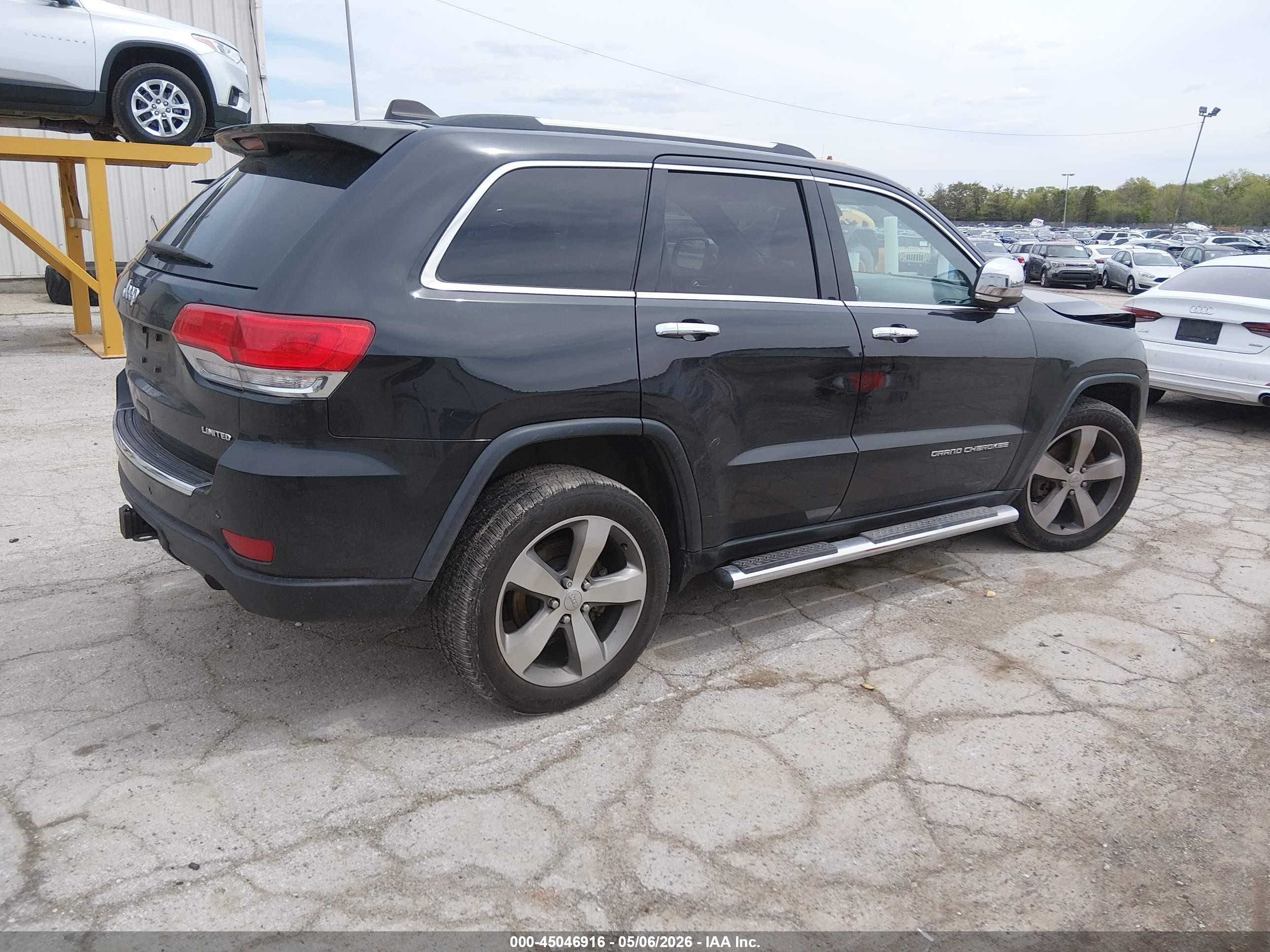 2014 Jeep Grand Cherokee Limited Black vin: 1C4RJFBM7EC375820