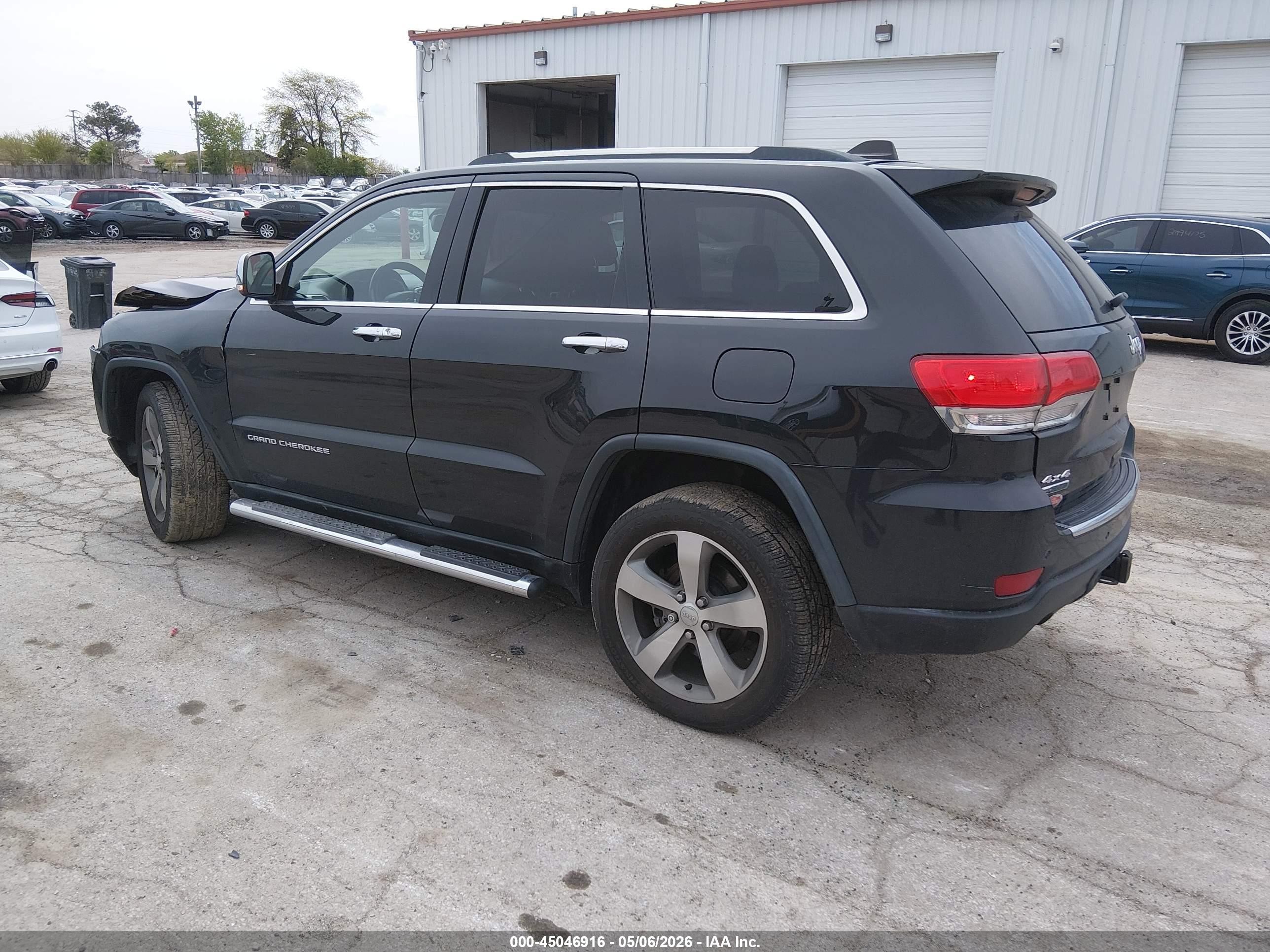 2014 Jeep Grand Cherokee Limited Black vin: 1C4RJFBM7EC375820