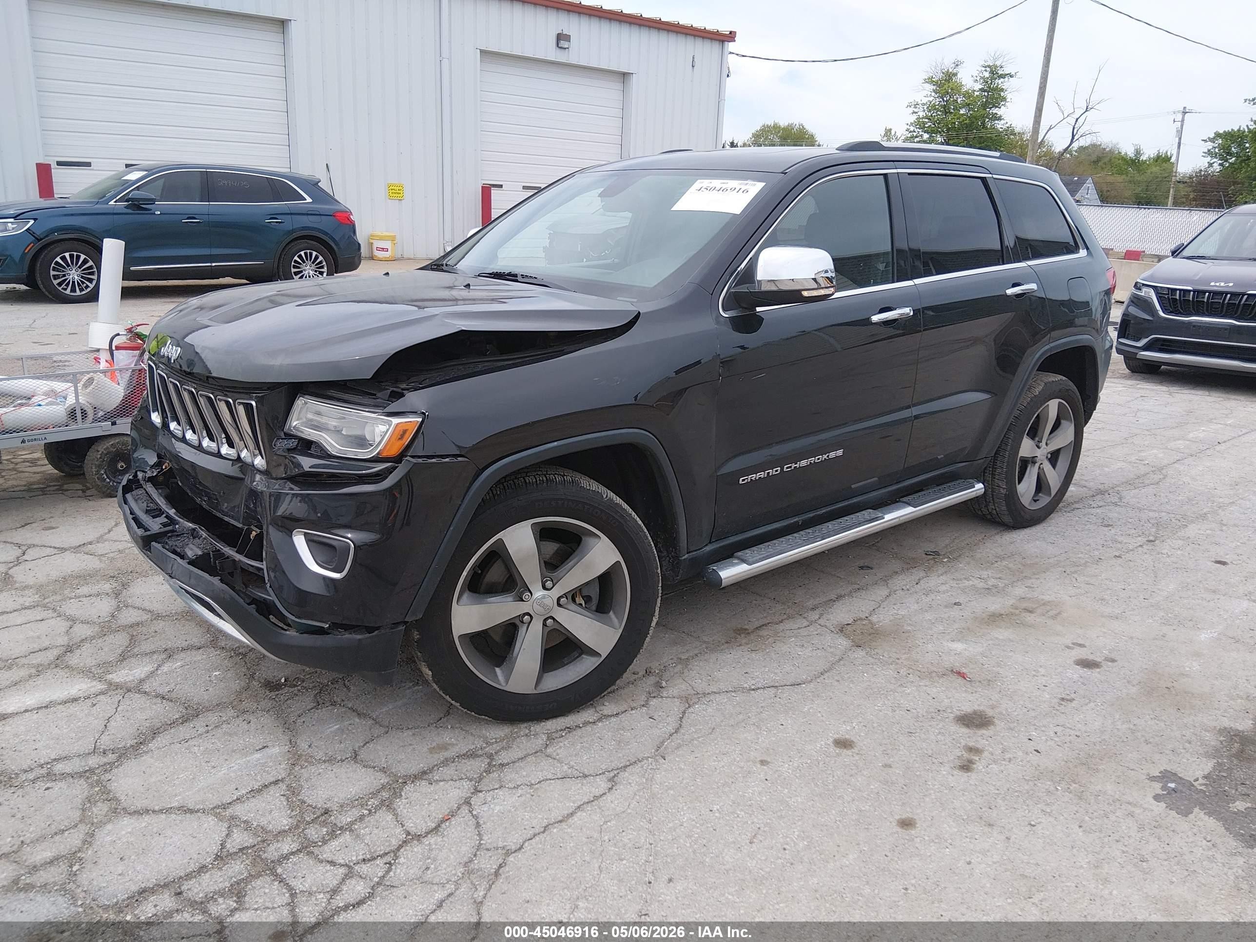 2014 Jeep Grand Cherokee Limited Black vin: 1C4RJFBM7EC375820