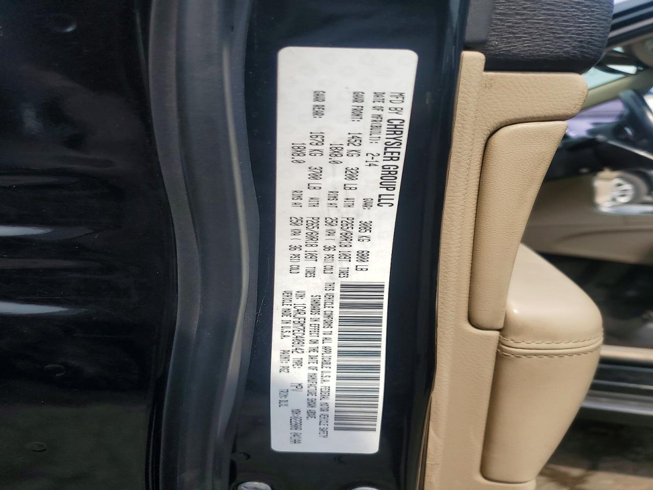 2014 Jeep Grand Cherokee Limited Black vin: 1C4RJFBM7EC409142