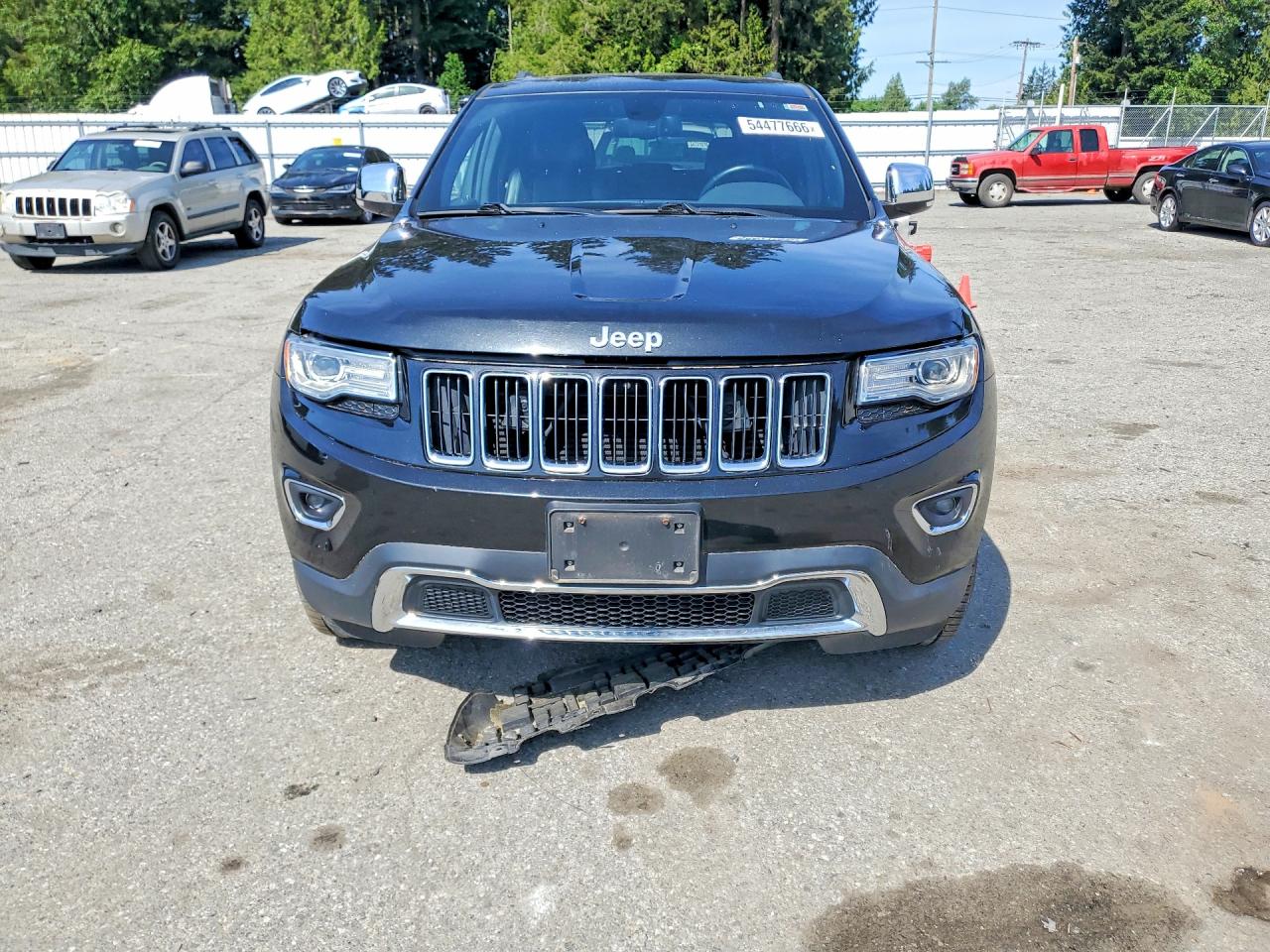 2015 Jeep Grand Cherokee Limited Black vin: 1C4RJFBM7FC866616