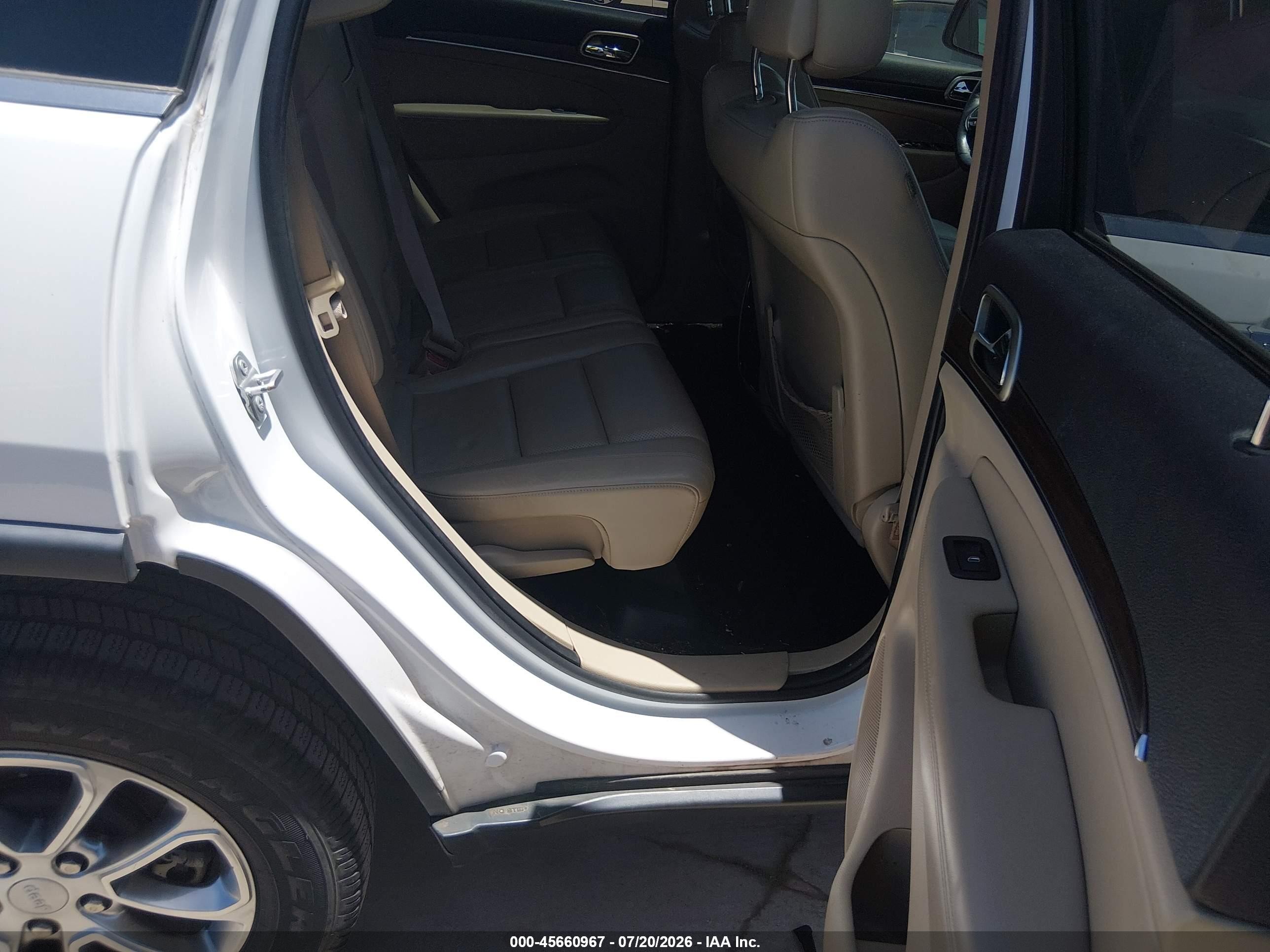 2015 Jeep Grand Cherokee Limited White vin: 1C4RJFBM7FC866678