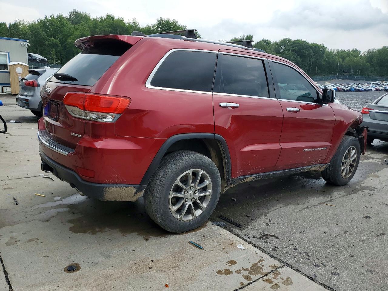 2014 Jeep Grand Cherokee Limited Бордовый vin: 1C4RJFBM8EC384090