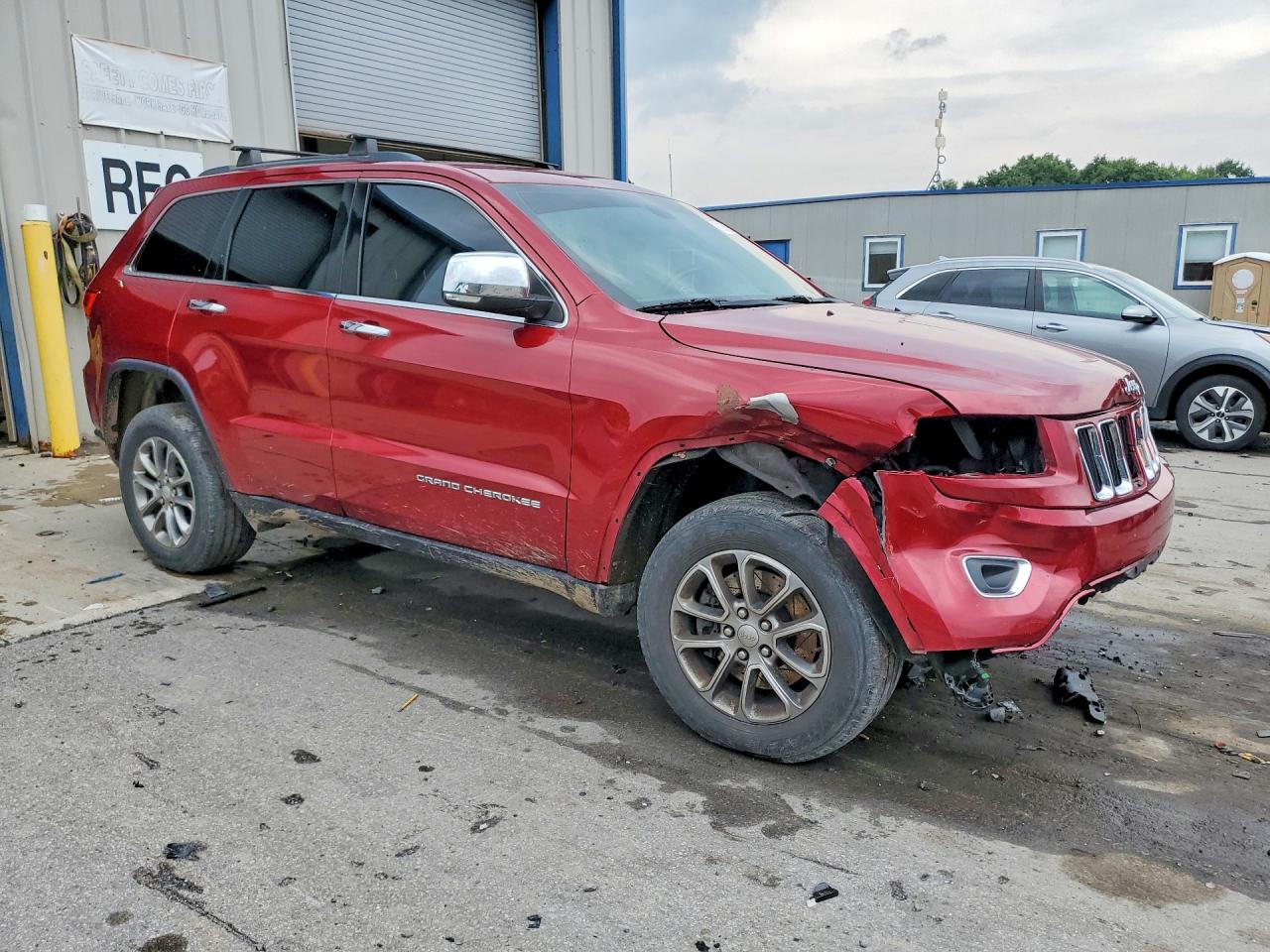 2014 Jeep Grand Cherokee Limited Бордовый vin: 1C4RJFBM8EC384090
