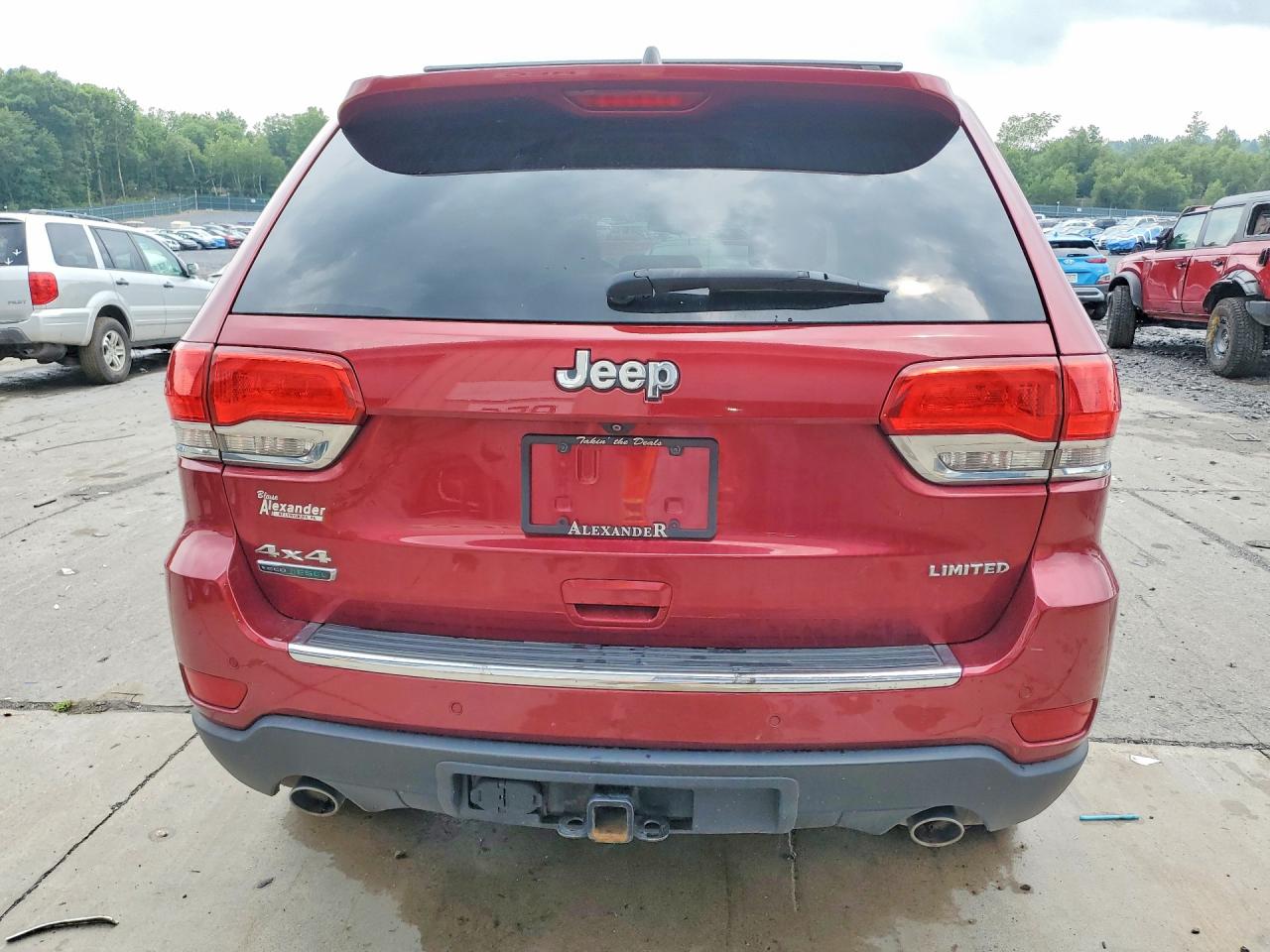 2014 Jeep Grand Cherokee Limited Бордовый vin: 1C4RJFBM8EC384090