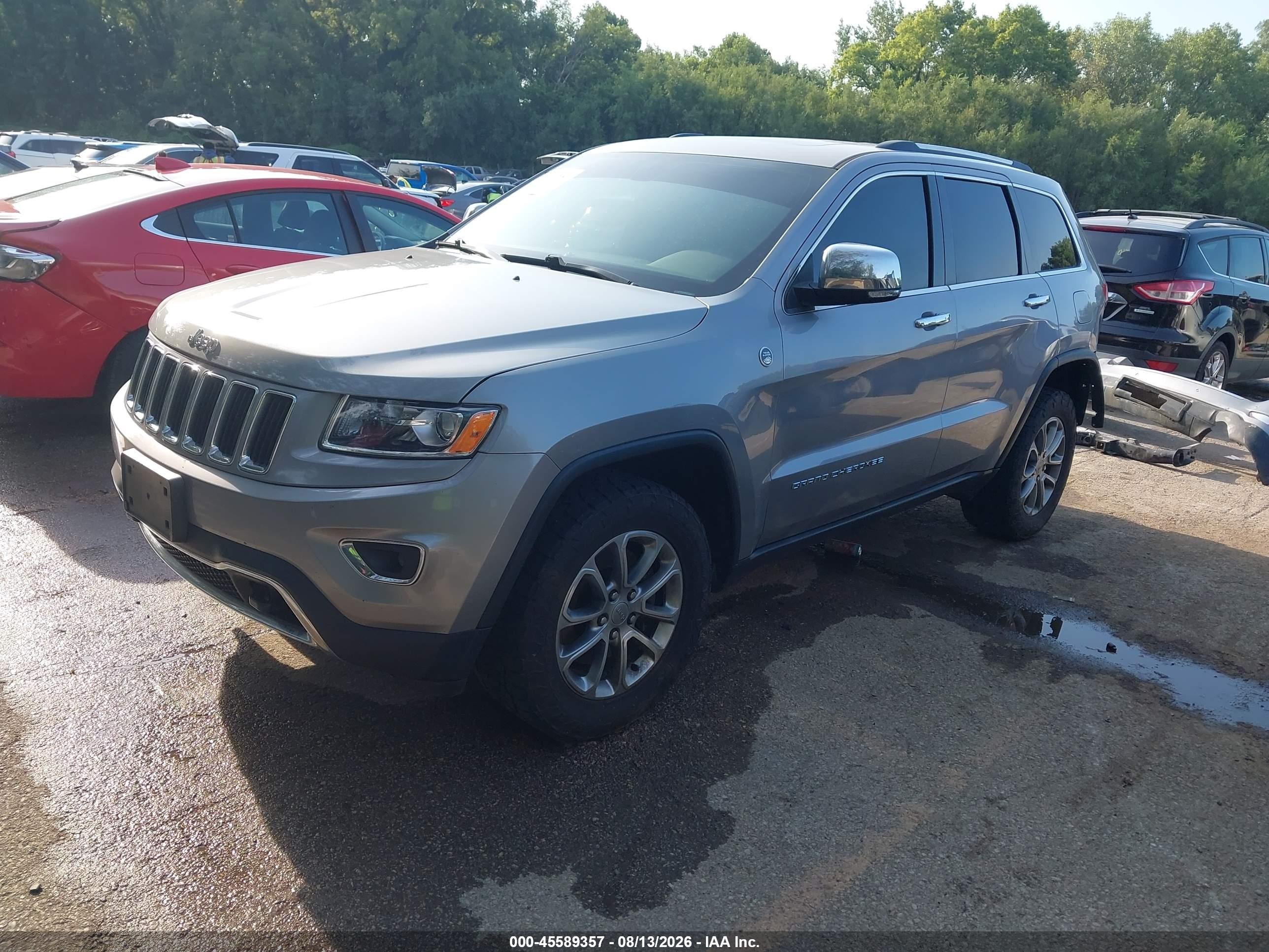 2015 Jeep Grand Cherokee Limited Серый vin: 1C4RJFBM8FC713405