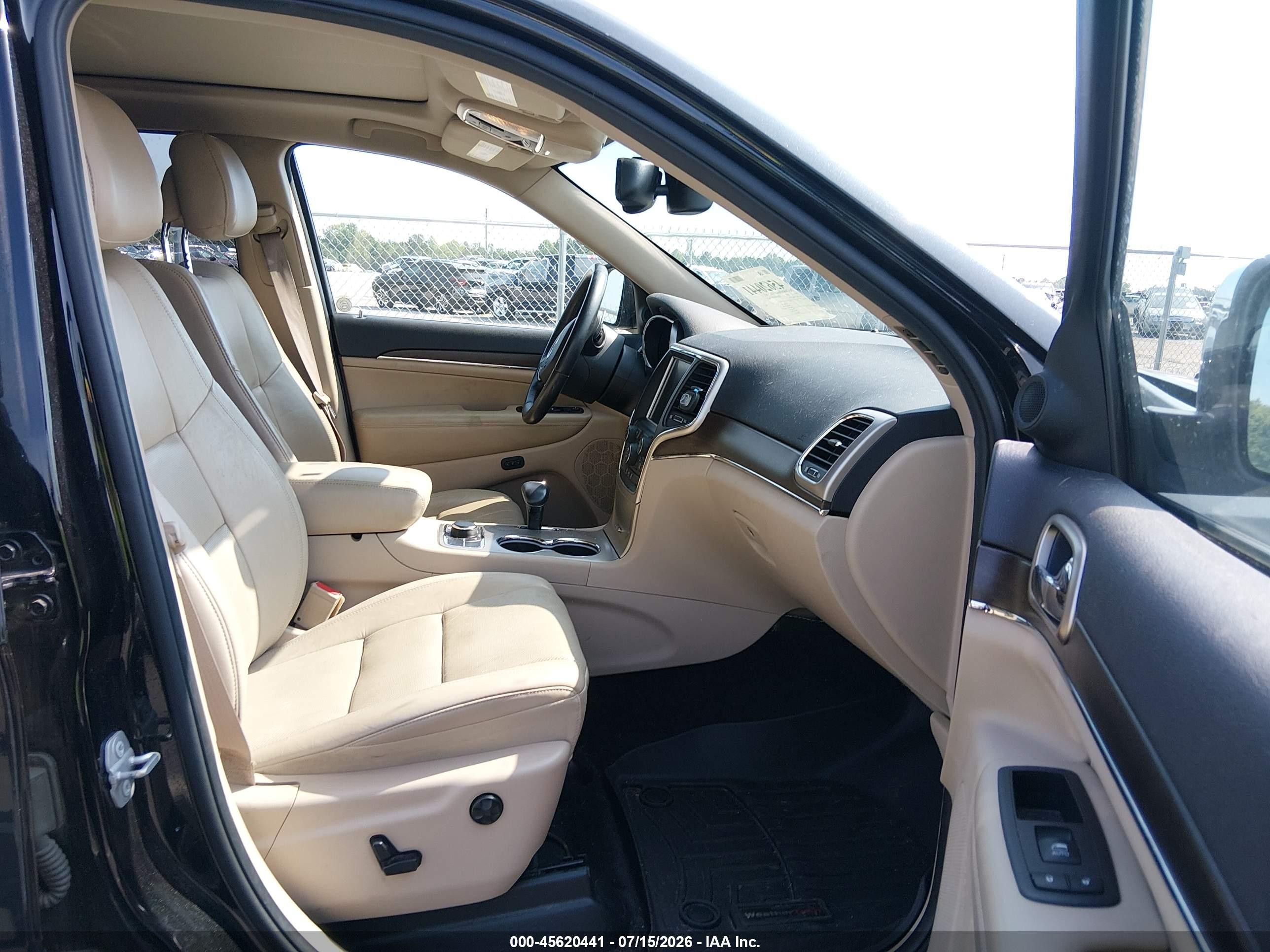 2015 Jeep Grand Cherokee Limited Black vin: 1C4RJFBM8FC845922