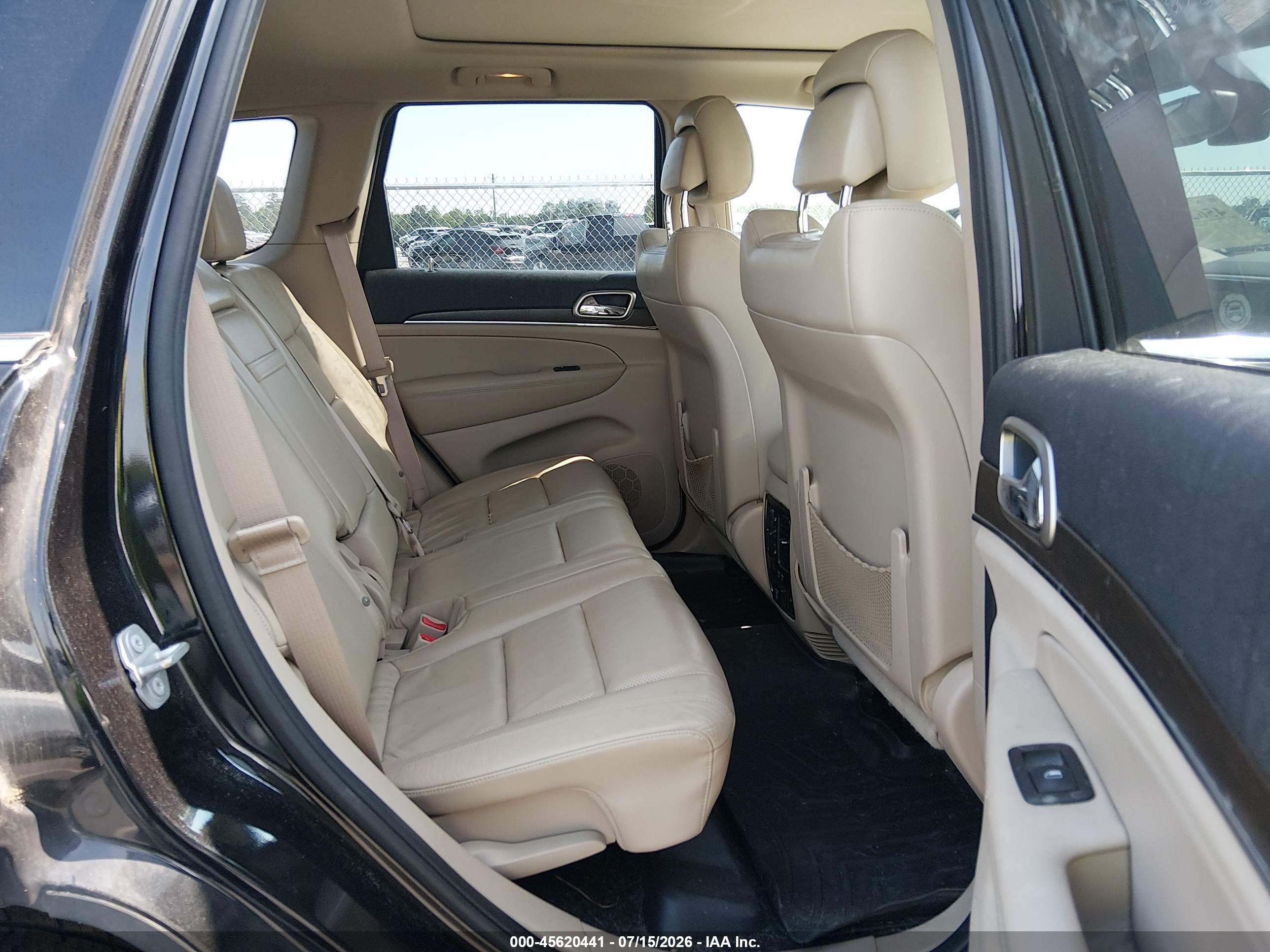 2015 Jeep Grand Cherokee Limited Black vin: 1C4RJFBM8FC845922