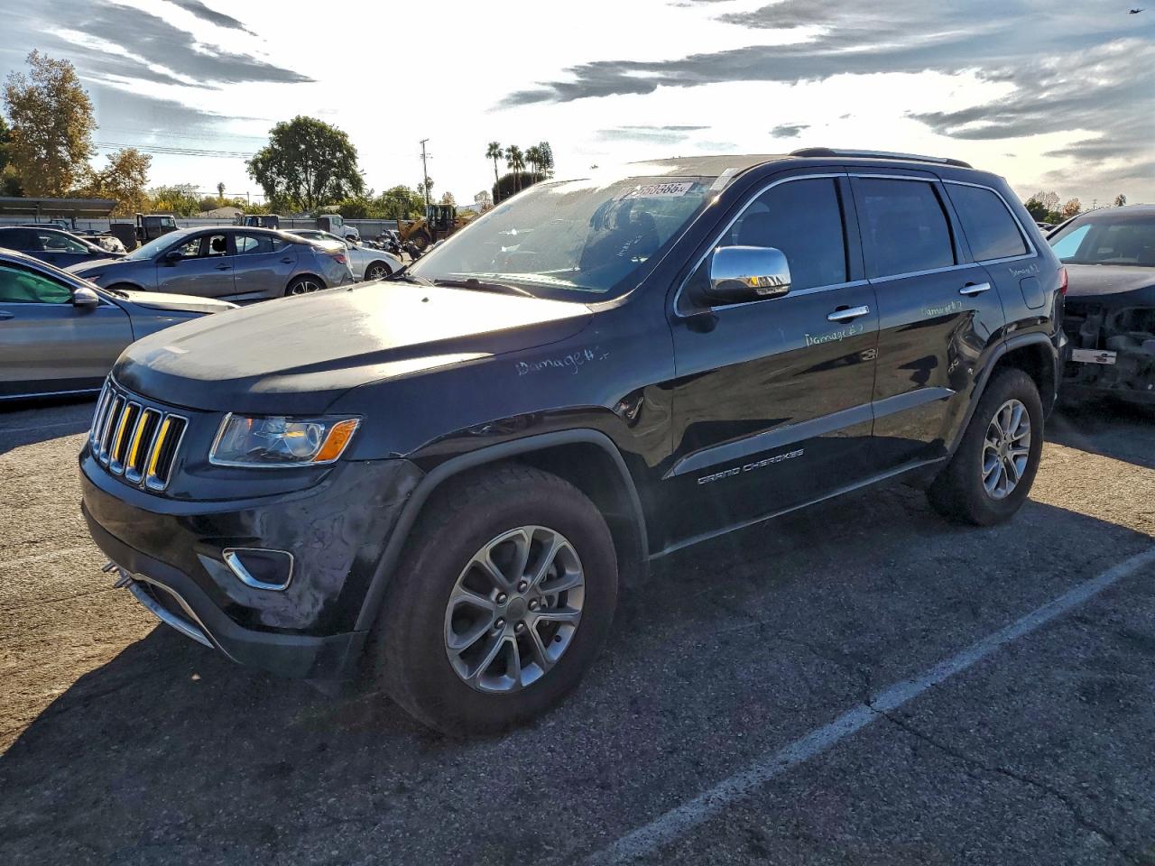 2015 Jeep Grand Cherokee Limited Black vin: 1C4RJFBM9FC956804