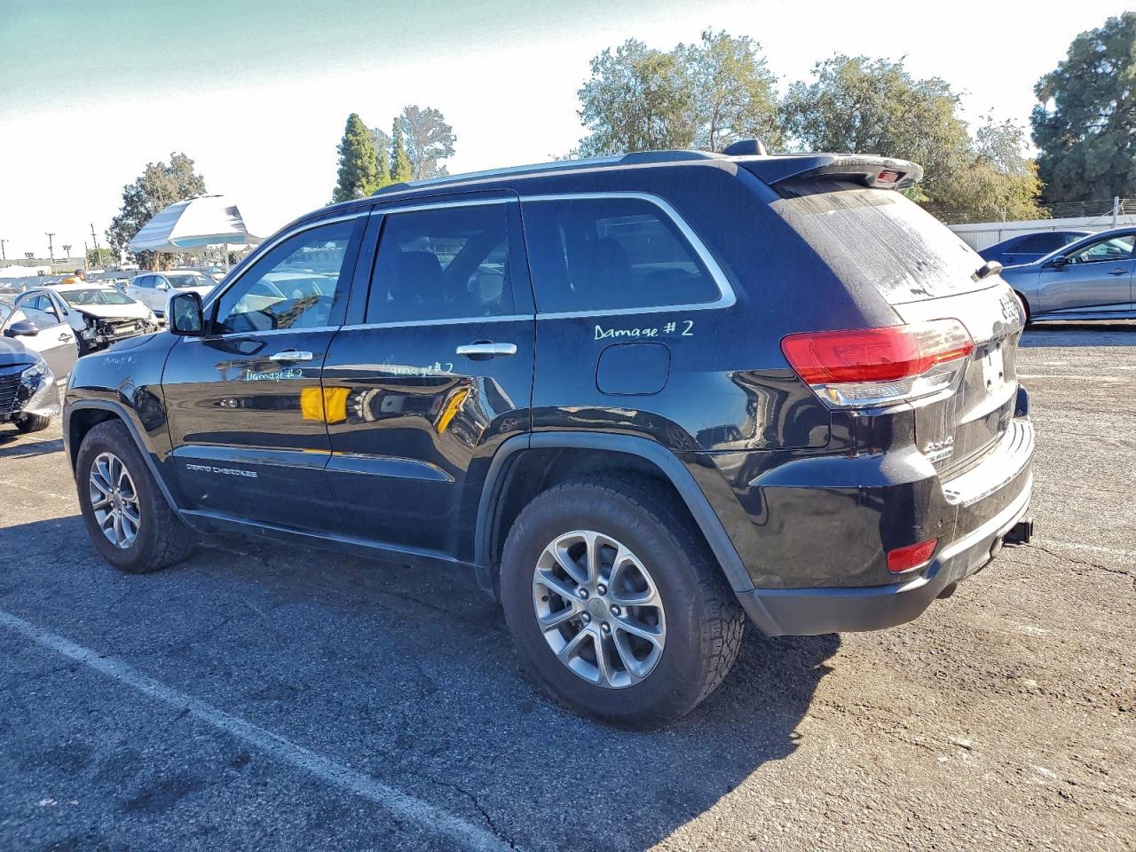 2015 Jeep Grand Cherokee Limited Black vin: 1C4RJFBM9FC956804