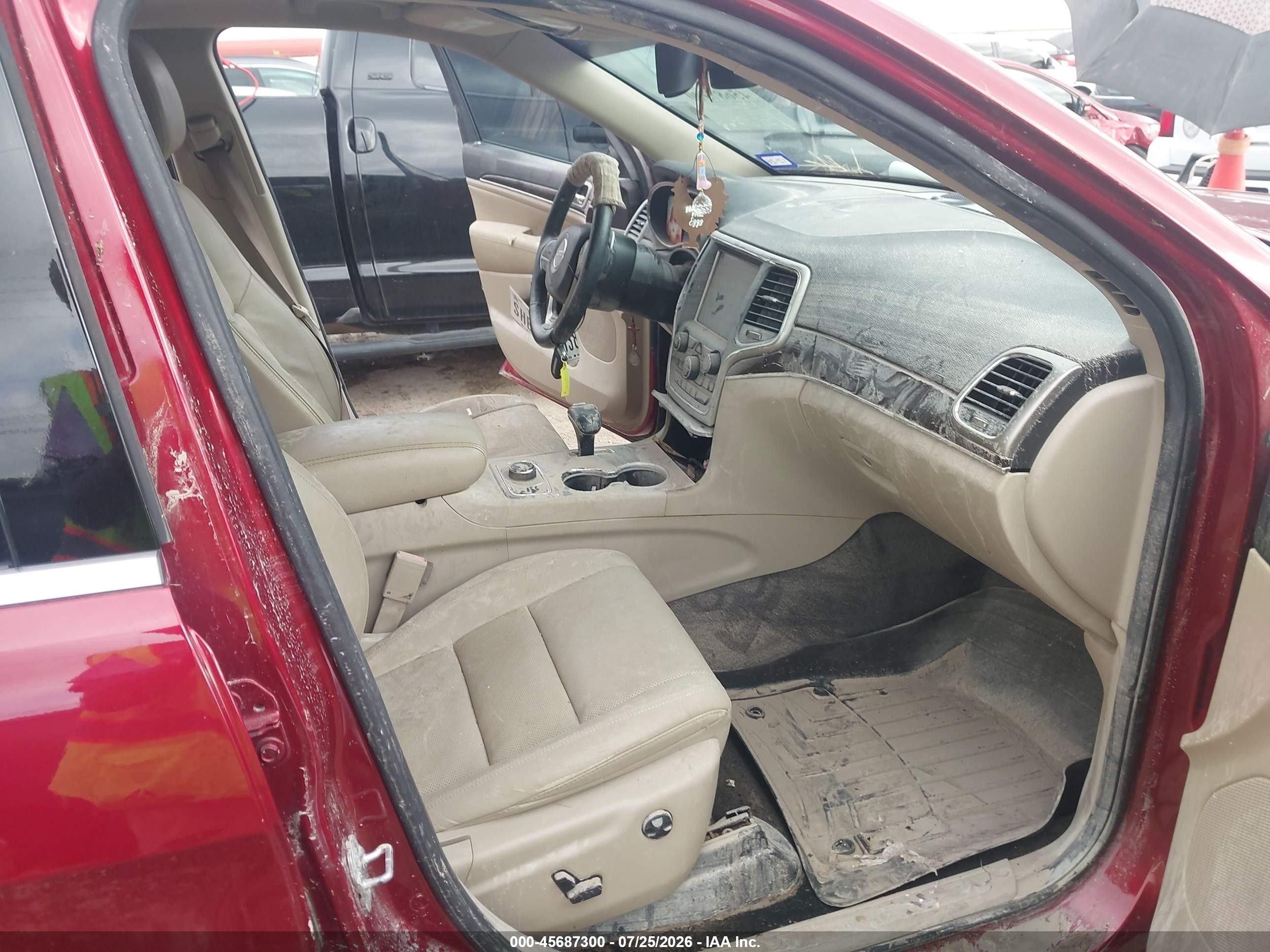 2014 Jeep Grand Cherokee Limited Red vin: 1C4RJFBMXEC316079