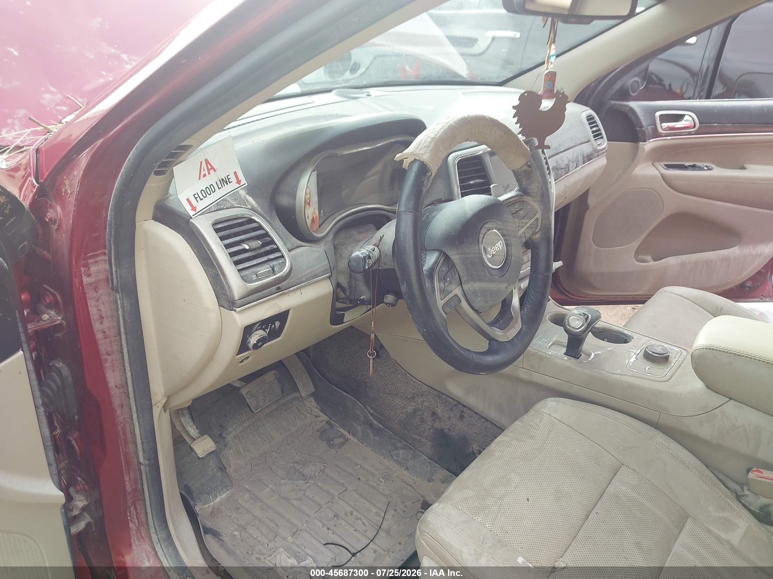 2014 Jeep Grand Cherokee Limited Red vin: 1C4RJFBMXEC316079