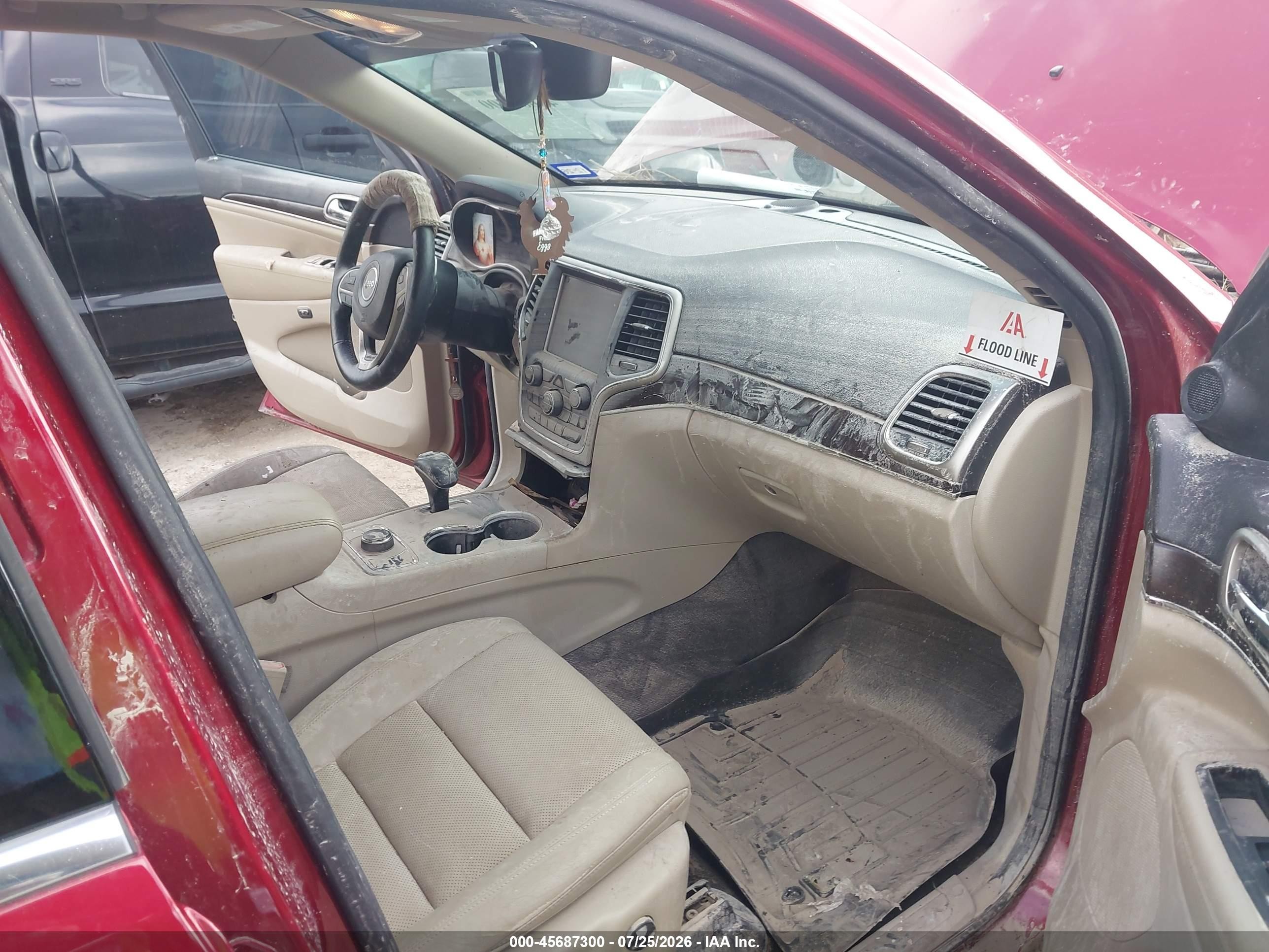 2014 Jeep Grand Cherokee Limited Red vin: 1C4RJFBMXEC316079