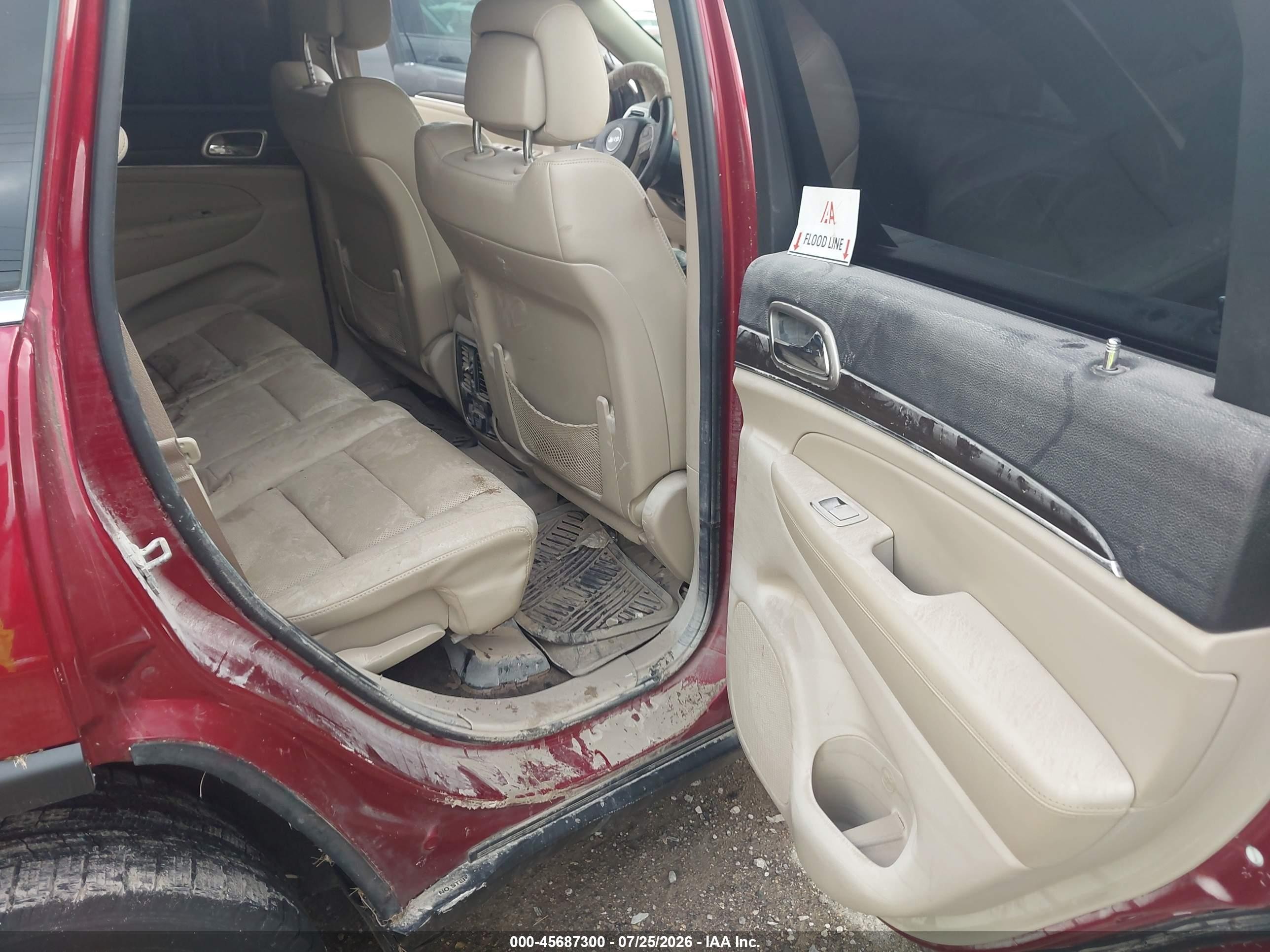 2014 Jeep Grand Cherokee Limited Red vin: 1C4RJFBMXEC316079
