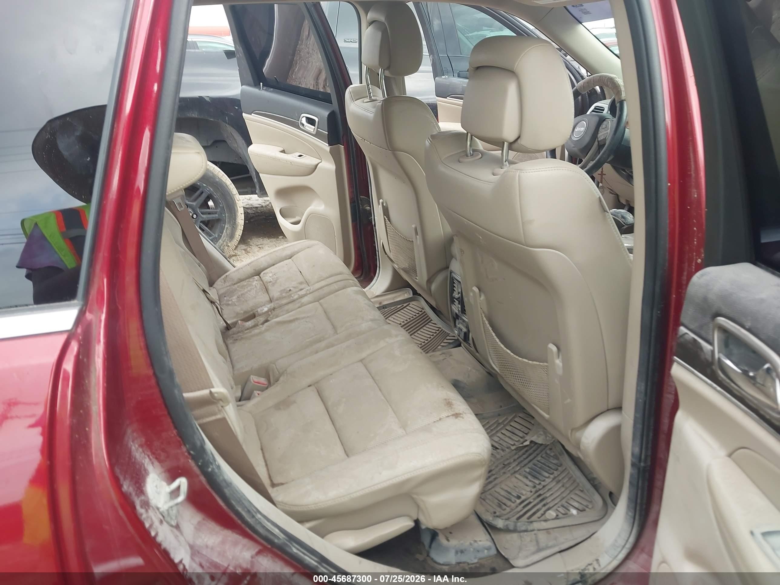 2014 Jeep Grand Cherokee Limited Red vin: 1C4RJFBMXEC316079