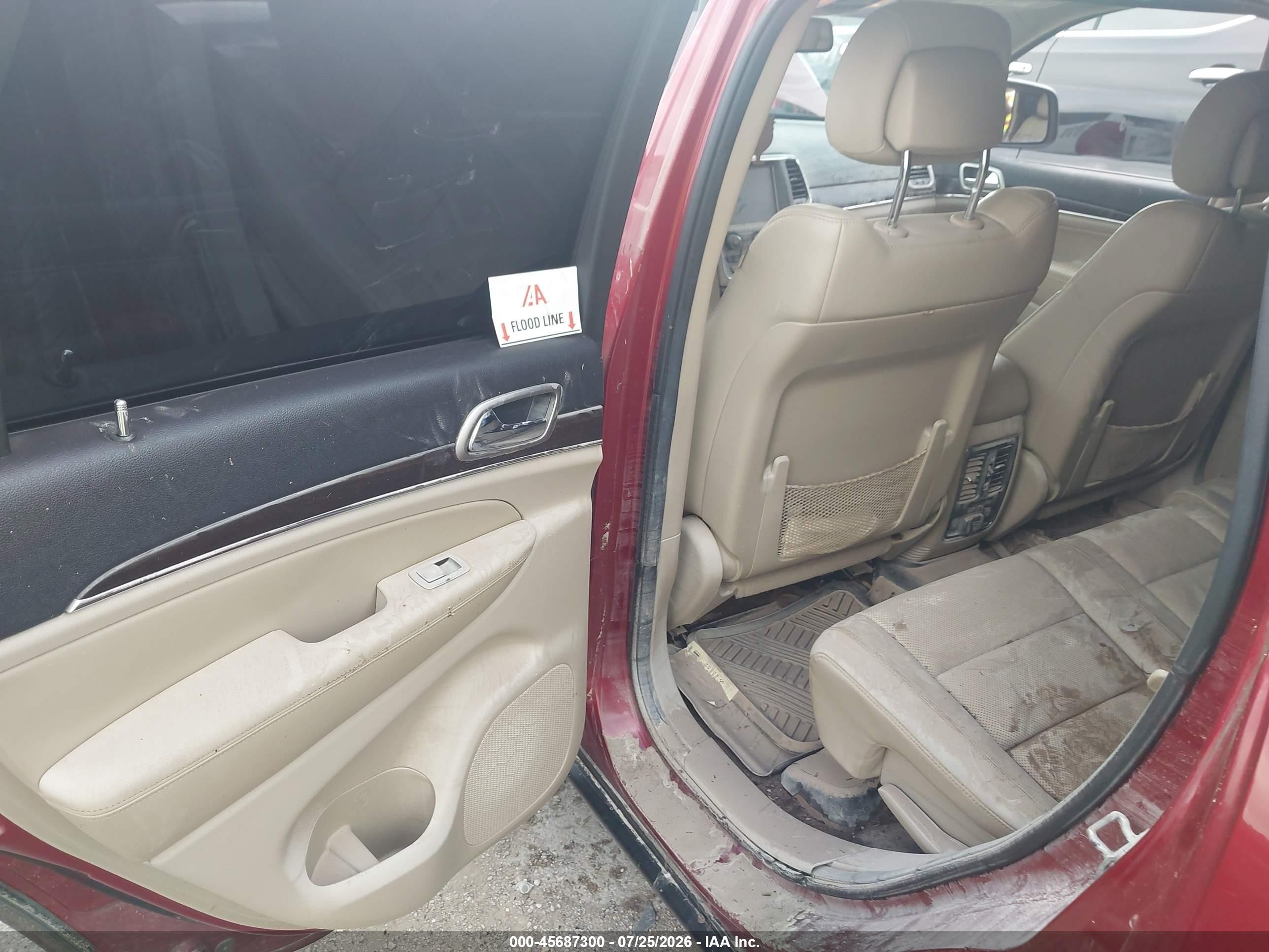 2014 Jeep Grand Cherokee Limited Red vin: 1C4RJFBMXEC316079