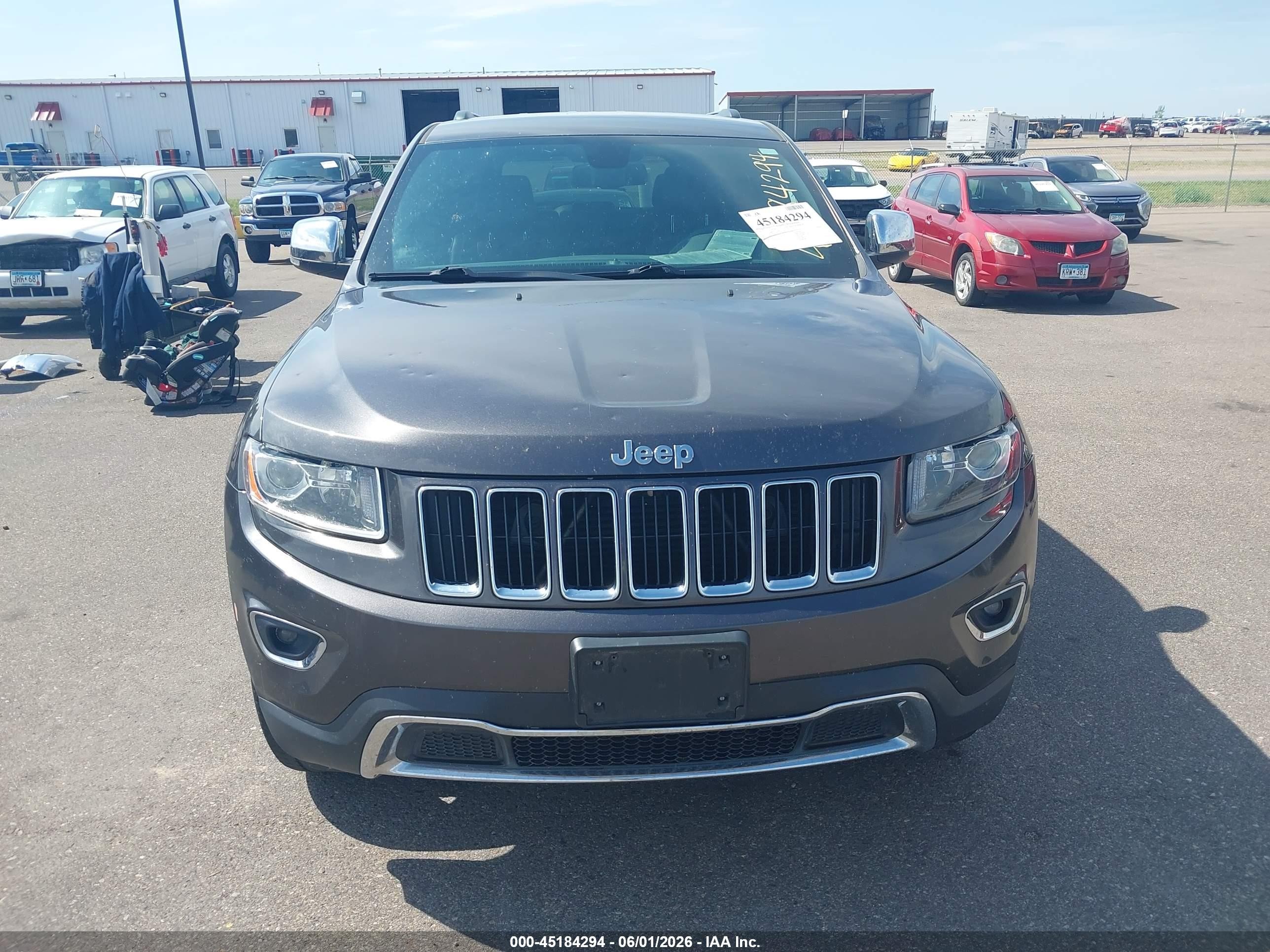 2015 Jeep Grand Cherokee Limited Gray vin: 1C4RJFBMXFC243703