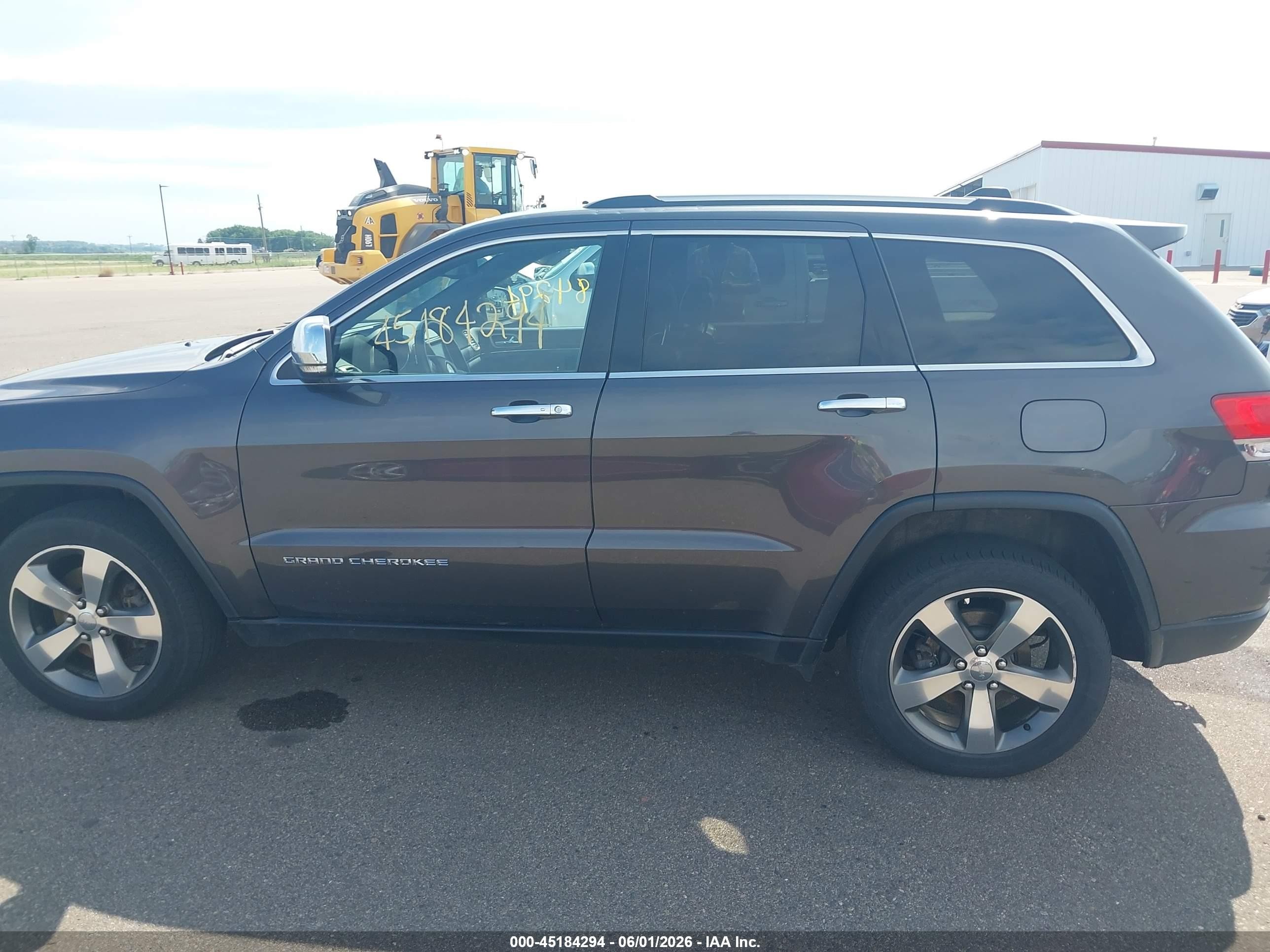 2015 Jeep Grand Cherokee Limited Gray vin: 1C4RJFBMXFC243703