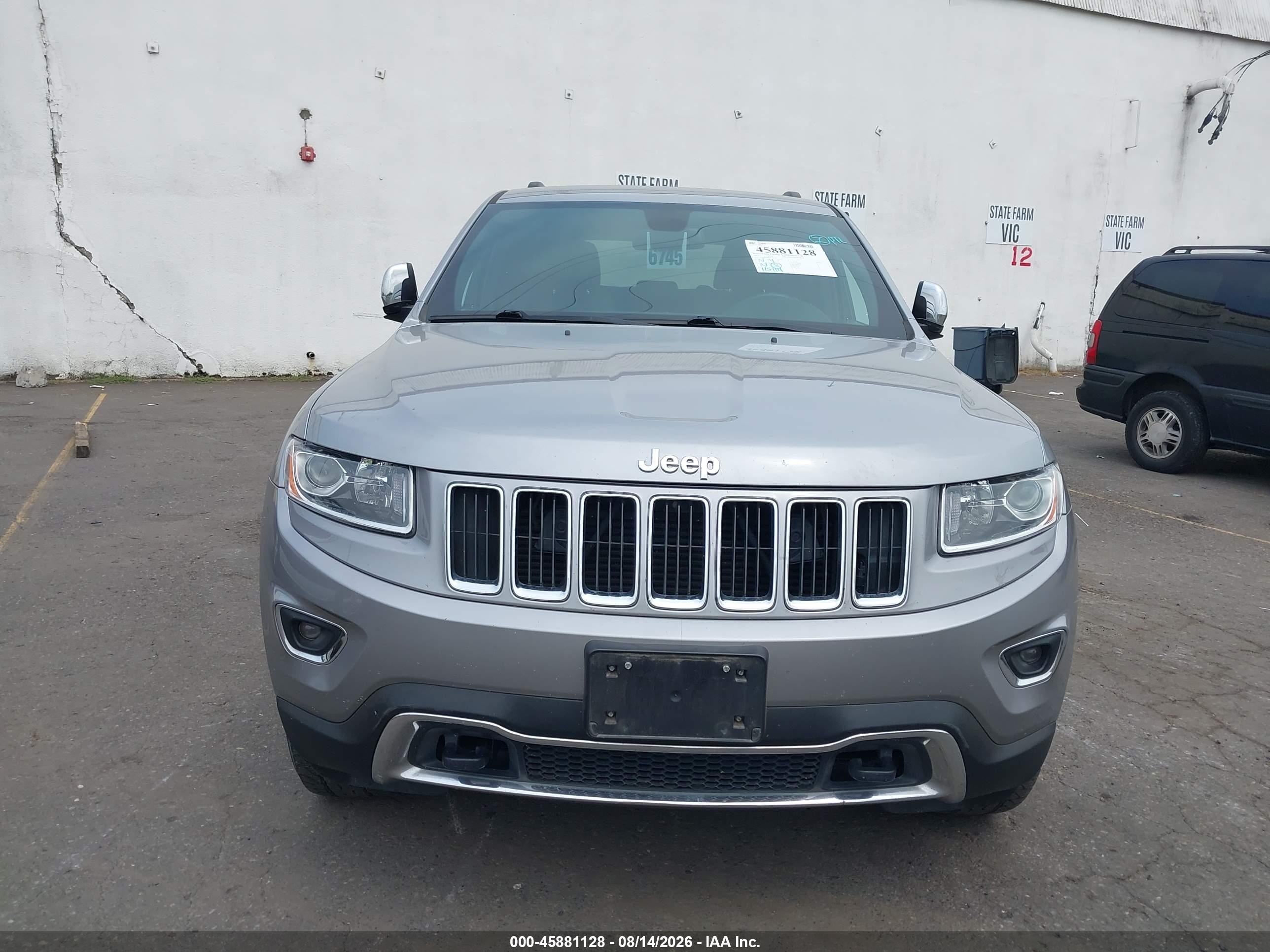 2015 Jeep Grand Cherokee Limited Gray vin: 1C4RJFBMXFC716144