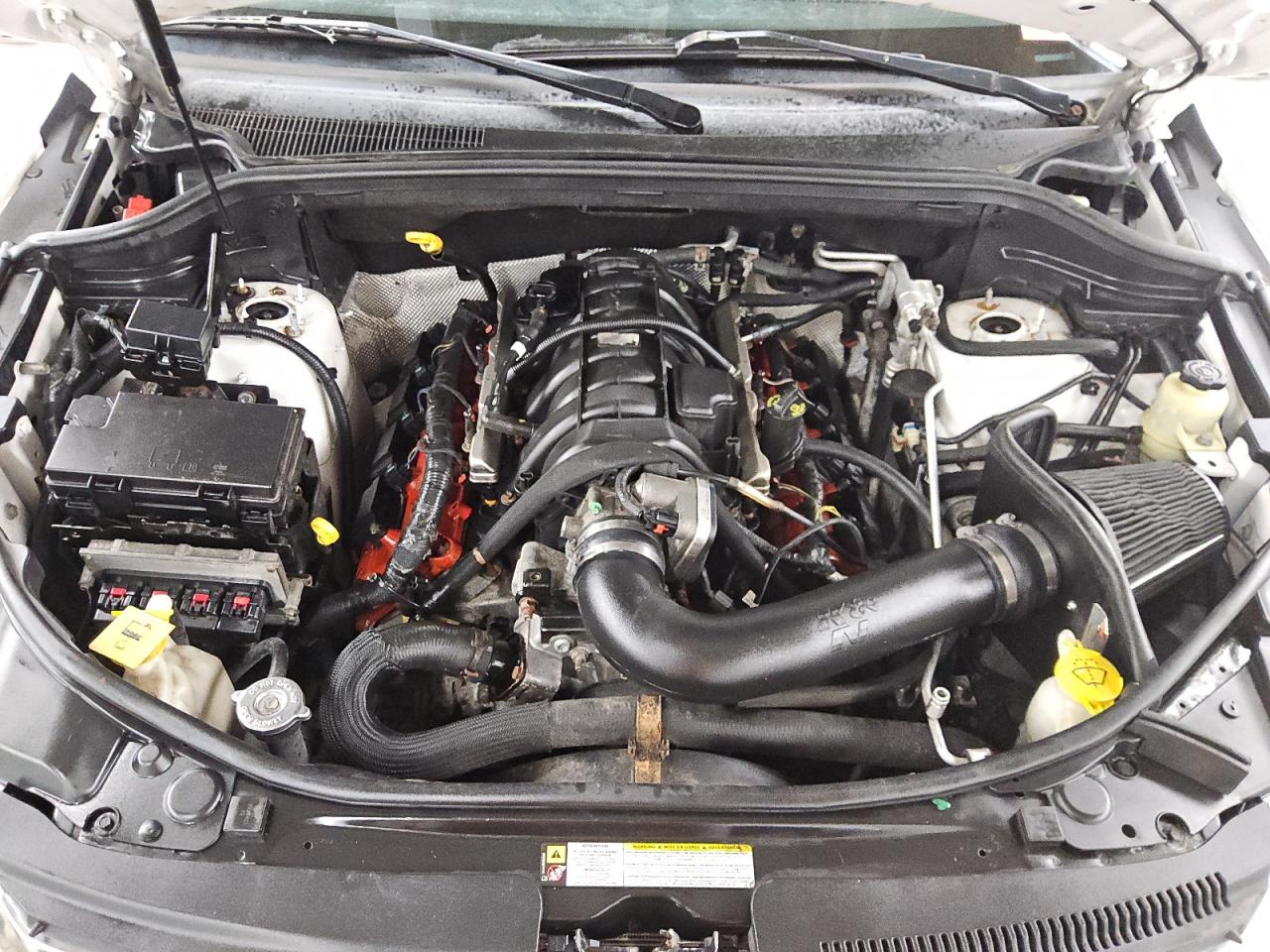 2013 Jeep Grand Cherokee Limited White vin: 1C4RJFBT0DC601251 Damage: Air Intake Duct, Aftermarket, Replacement Required
