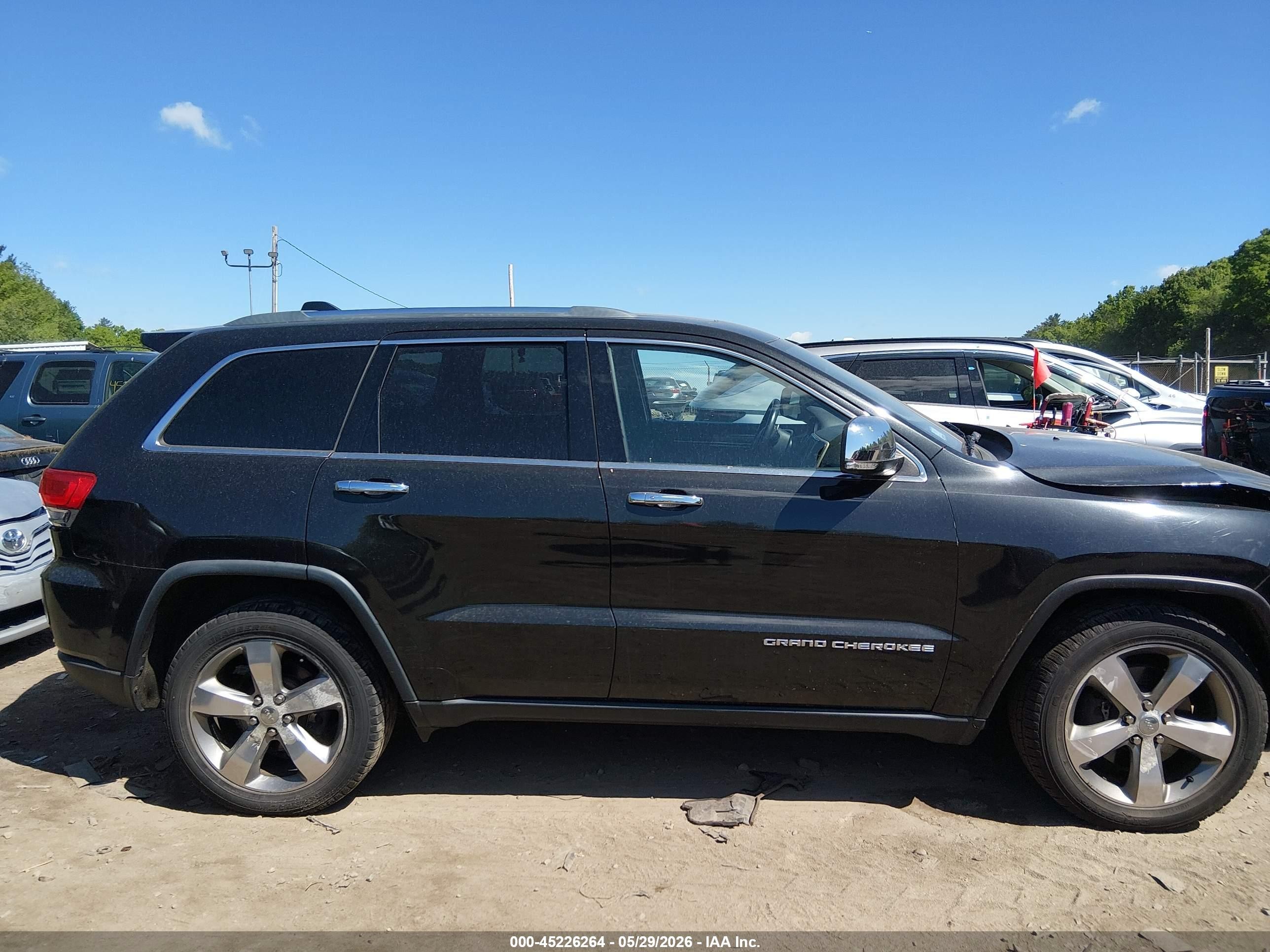 2014 Jeep Grand Cherokee Limited Black vin: 1C4RJFBT0EC121597