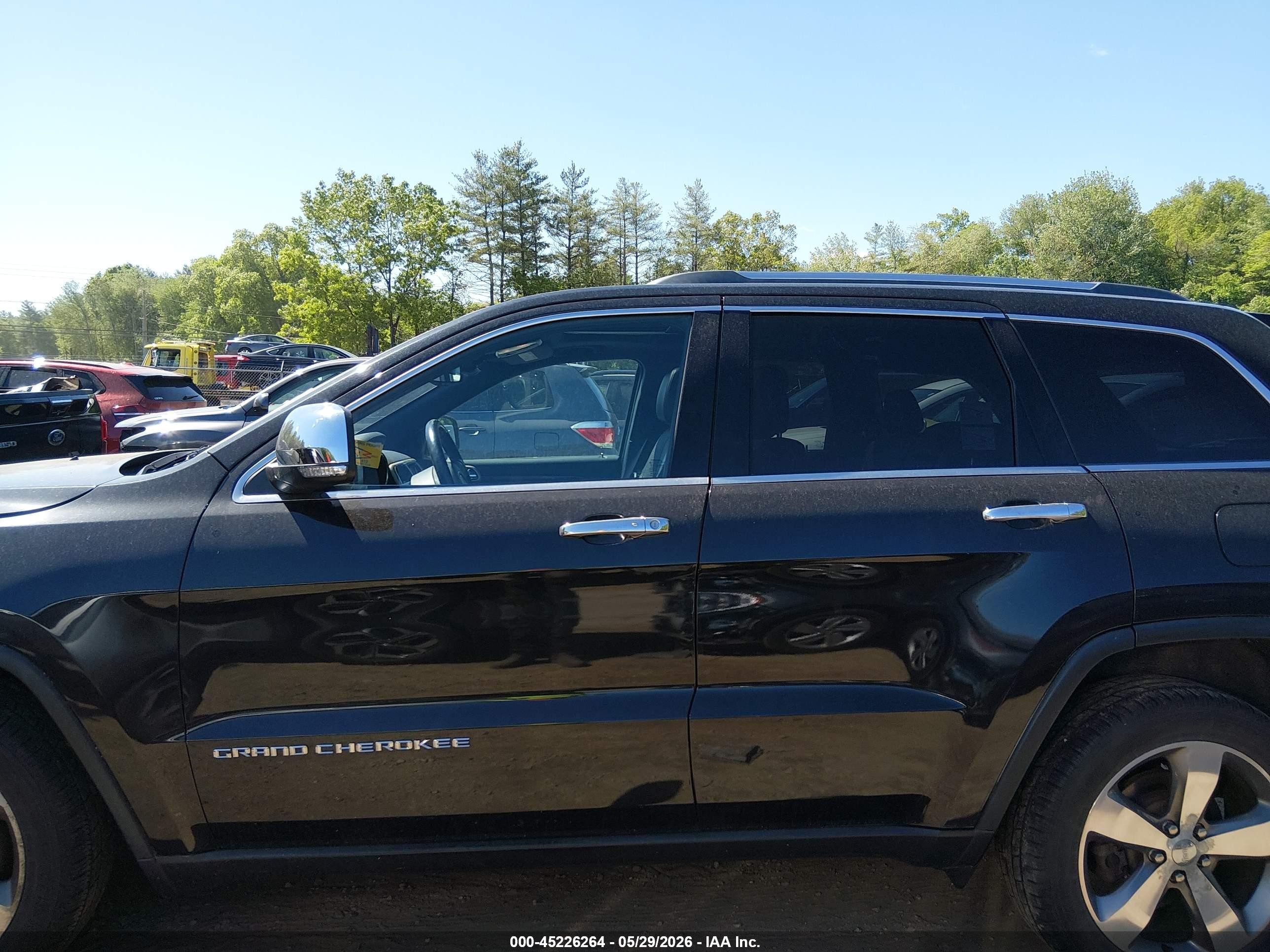 2014 Jeep Grand Cherokee Limited Black vin: 1C4RJFBT0EC121597