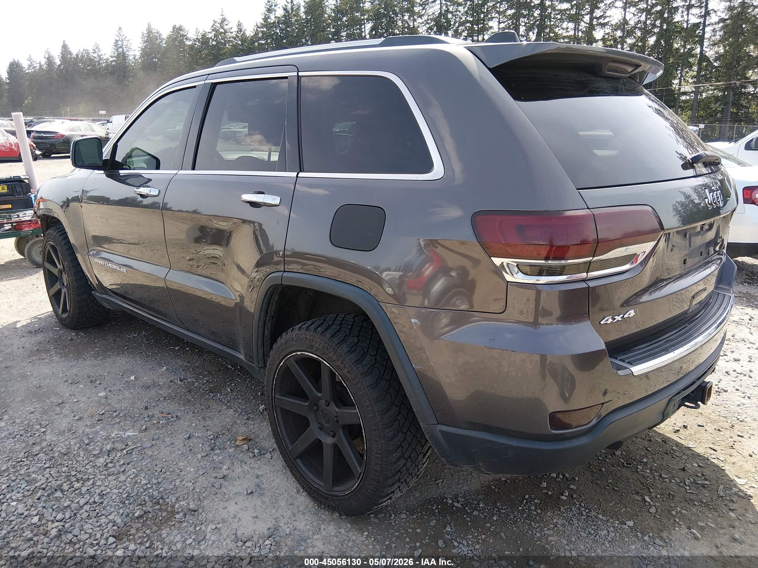 2014 Jeep Grand Cherokee Limited Gray vin: 1C4RJFBT0EC146807