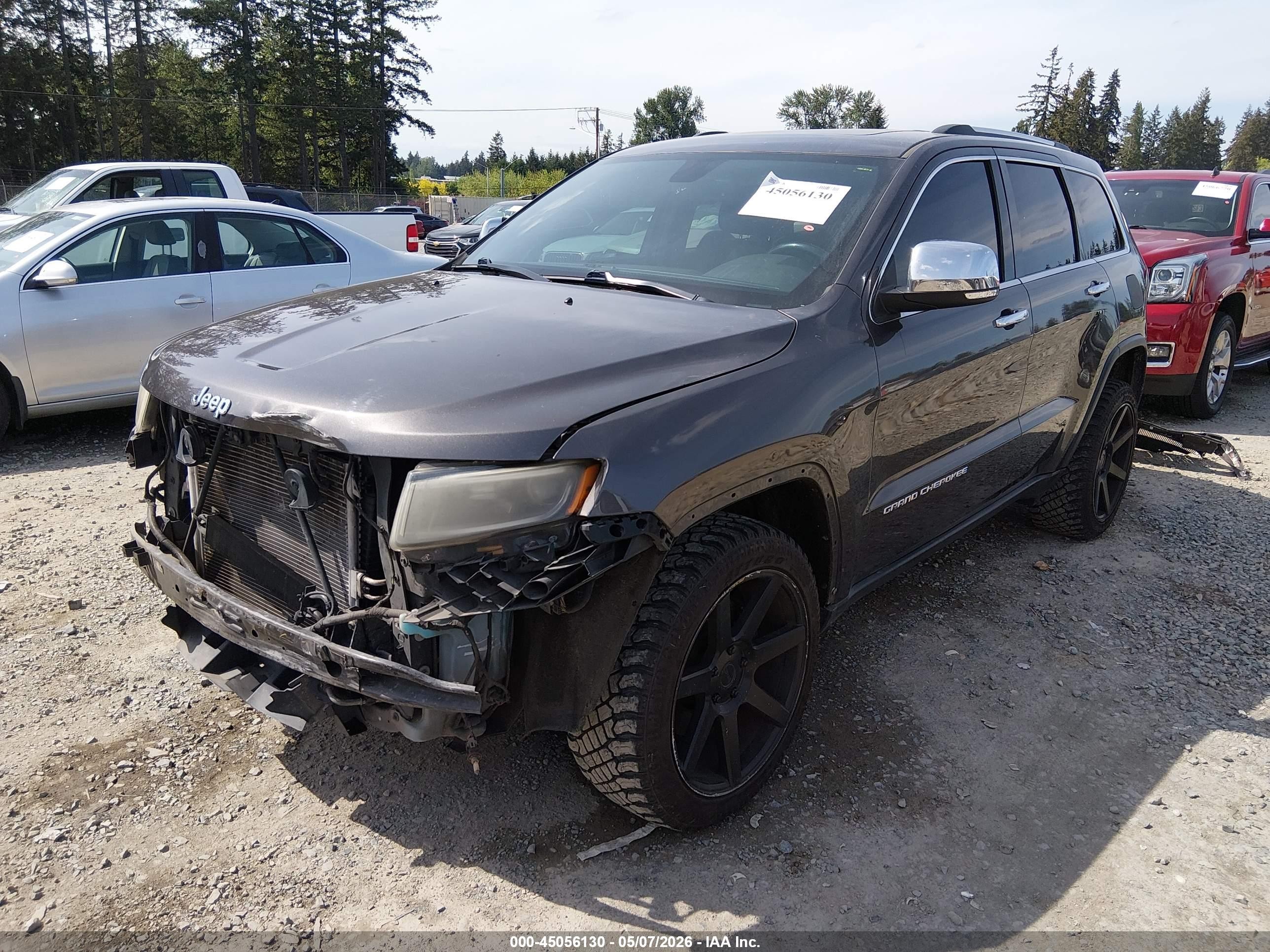 2014 Jeep Grand Cherokee Limited Gray vin: 1C4RJFBT0EC146807