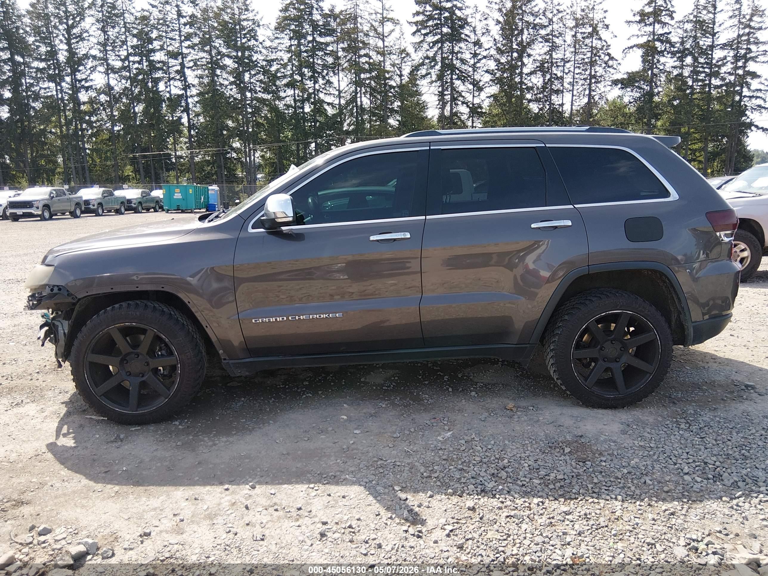 2014 Jeep Grand Cherokee Limited Gray vin: 1C4RJFBT0EC146807