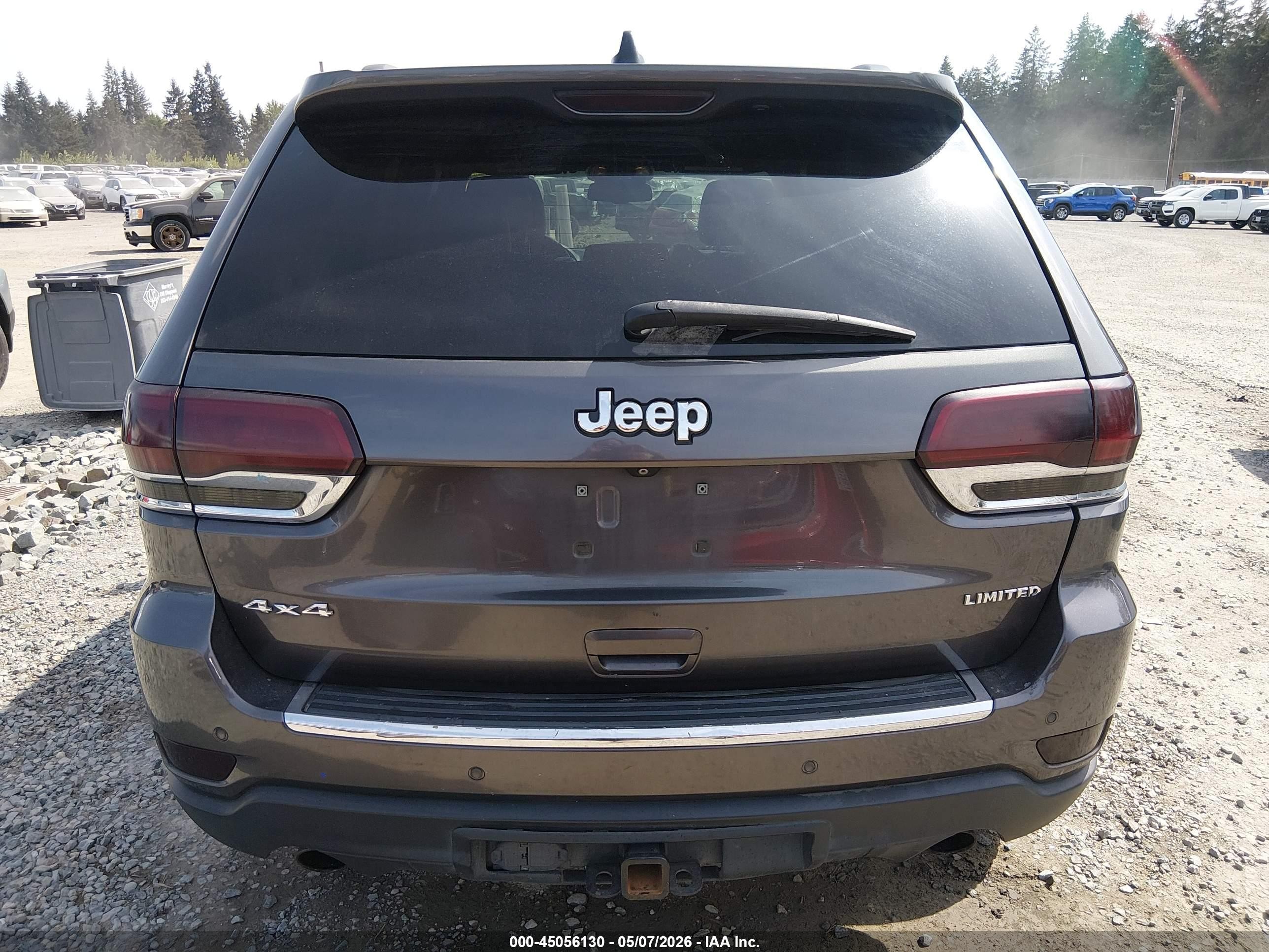 2014 Jeep Grand Cherokee Limited Gray vin: 1C4RJFBT0EC146807
