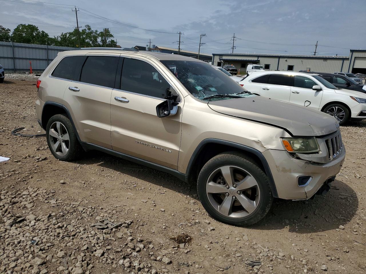 2014 Jeep Grand Cherokee Limited Beige vin: 1C4RJFBT0EC148766