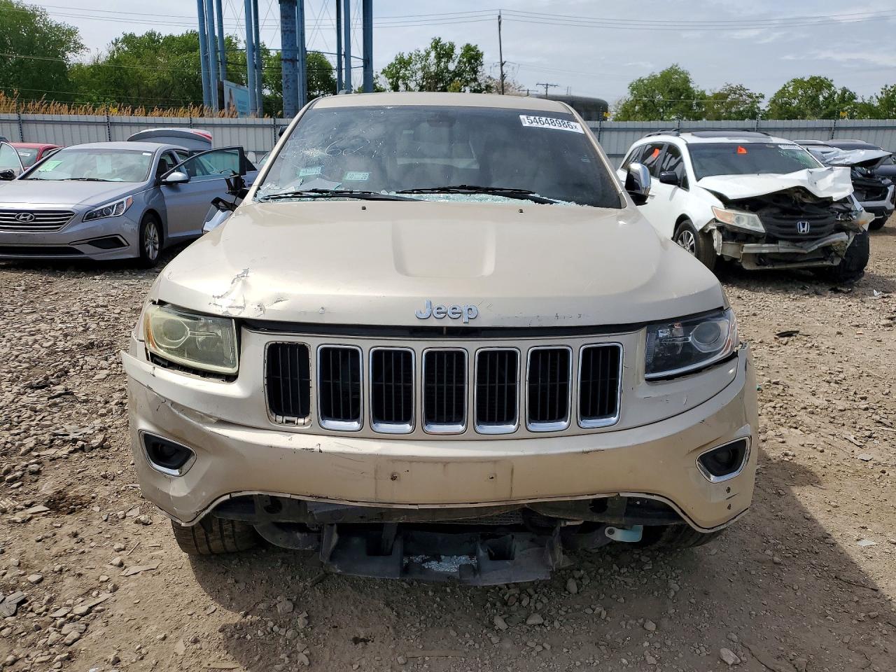 2014 Jeep Grand Cherokee Limited Beige vin: 1C4RJFBT0EC148766