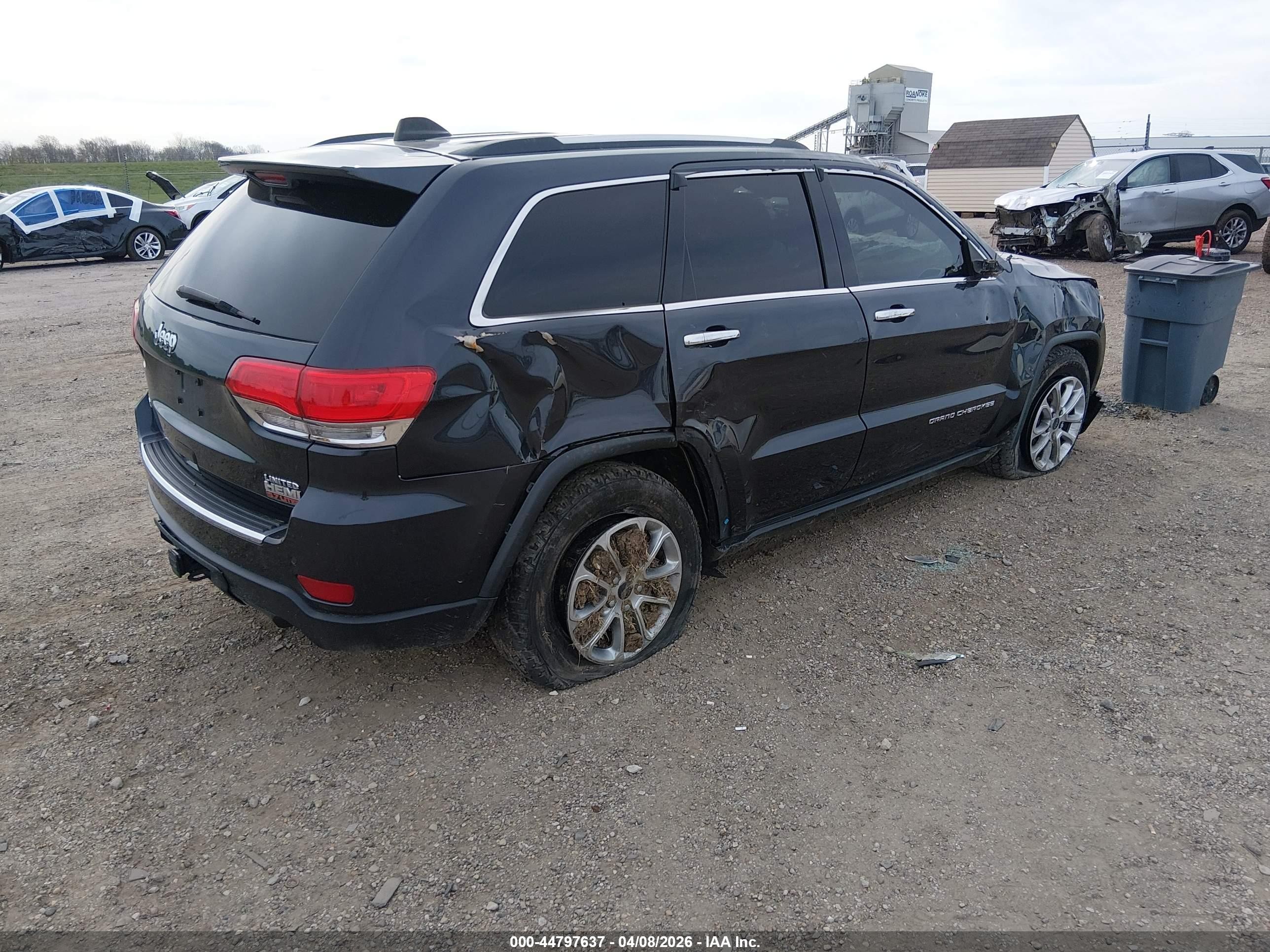 2014 Jeep Grand Cherokee Limited Gray vin: 1C4RJFBT0EC151540
