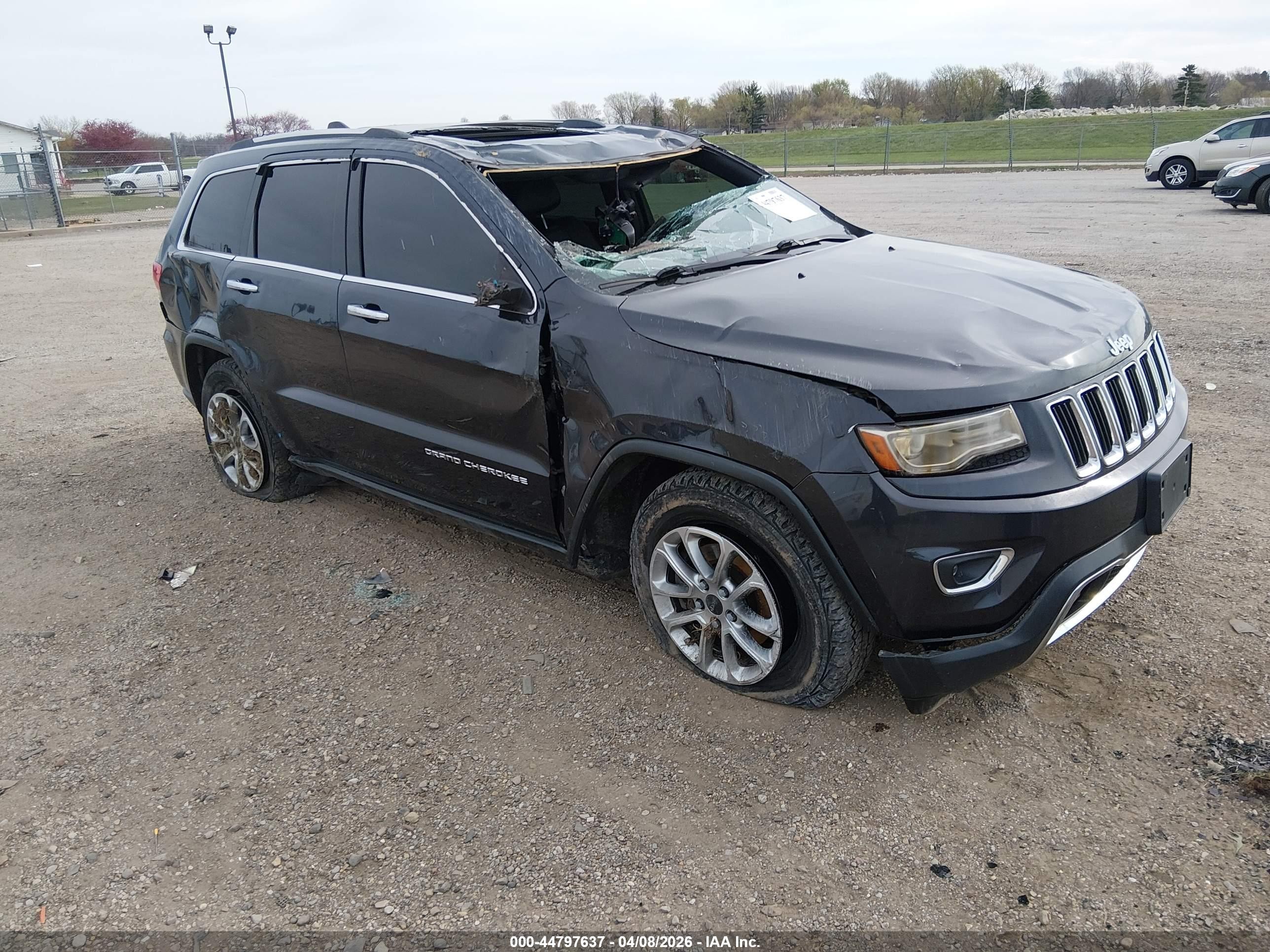 2014 Jeep Grand Cherokee Limited Gray vin: 1C4RJFBT0EC151540