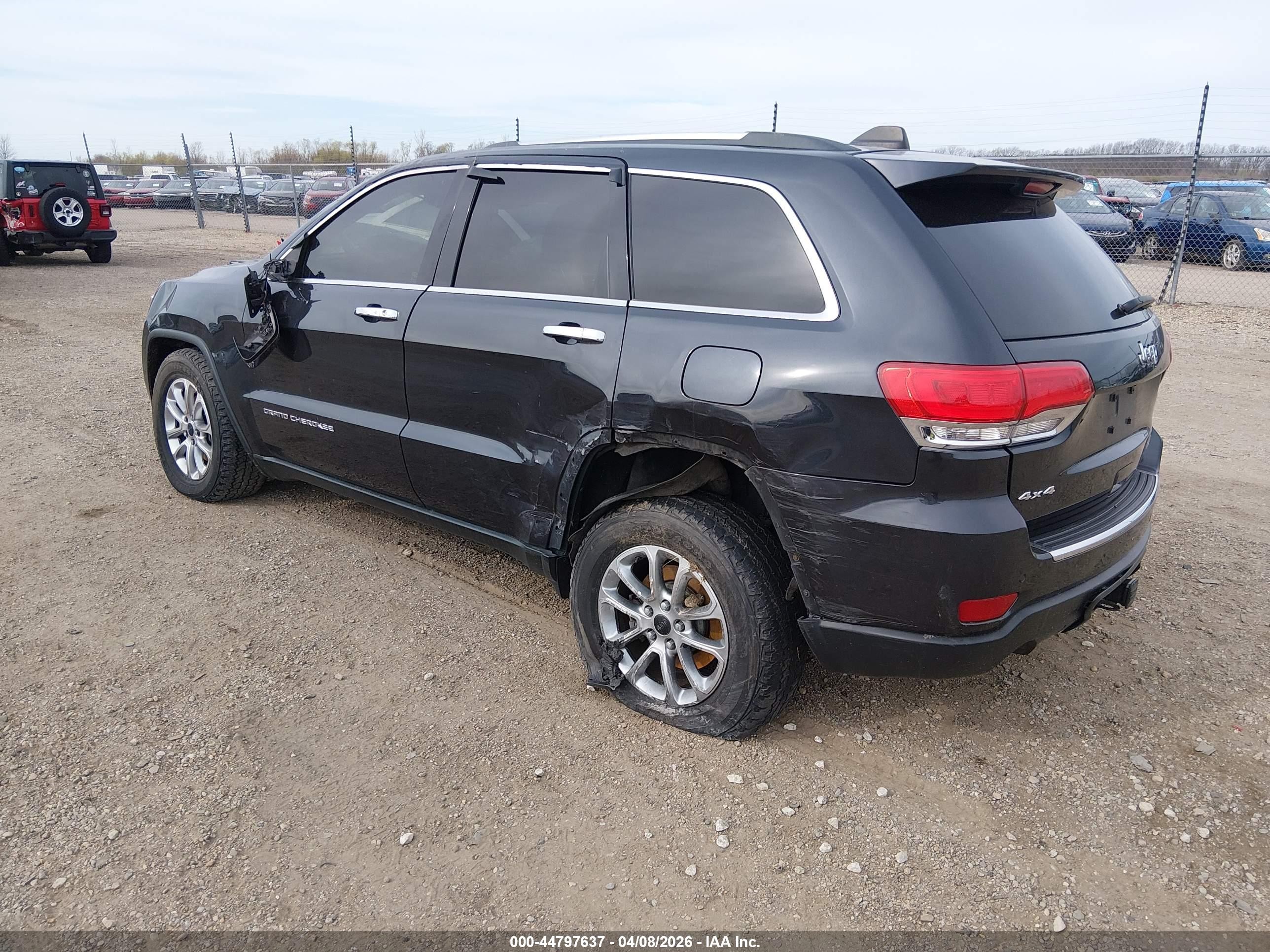 2014 Jeep Grand Cherokee Limited Gray vin: 1C4RJFBT0EC151540