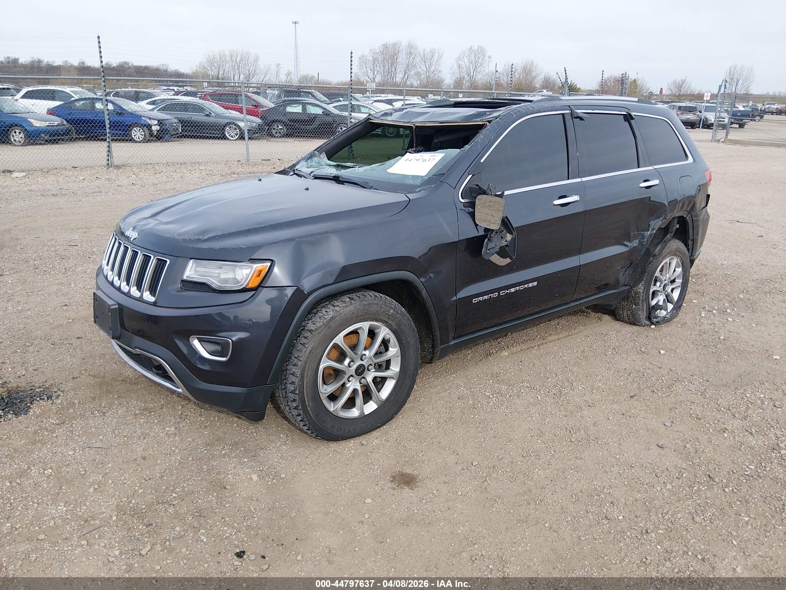 2014 Jeep Grand Cherokee Limited Gray vin: 1C4RJFBT0EC151540
