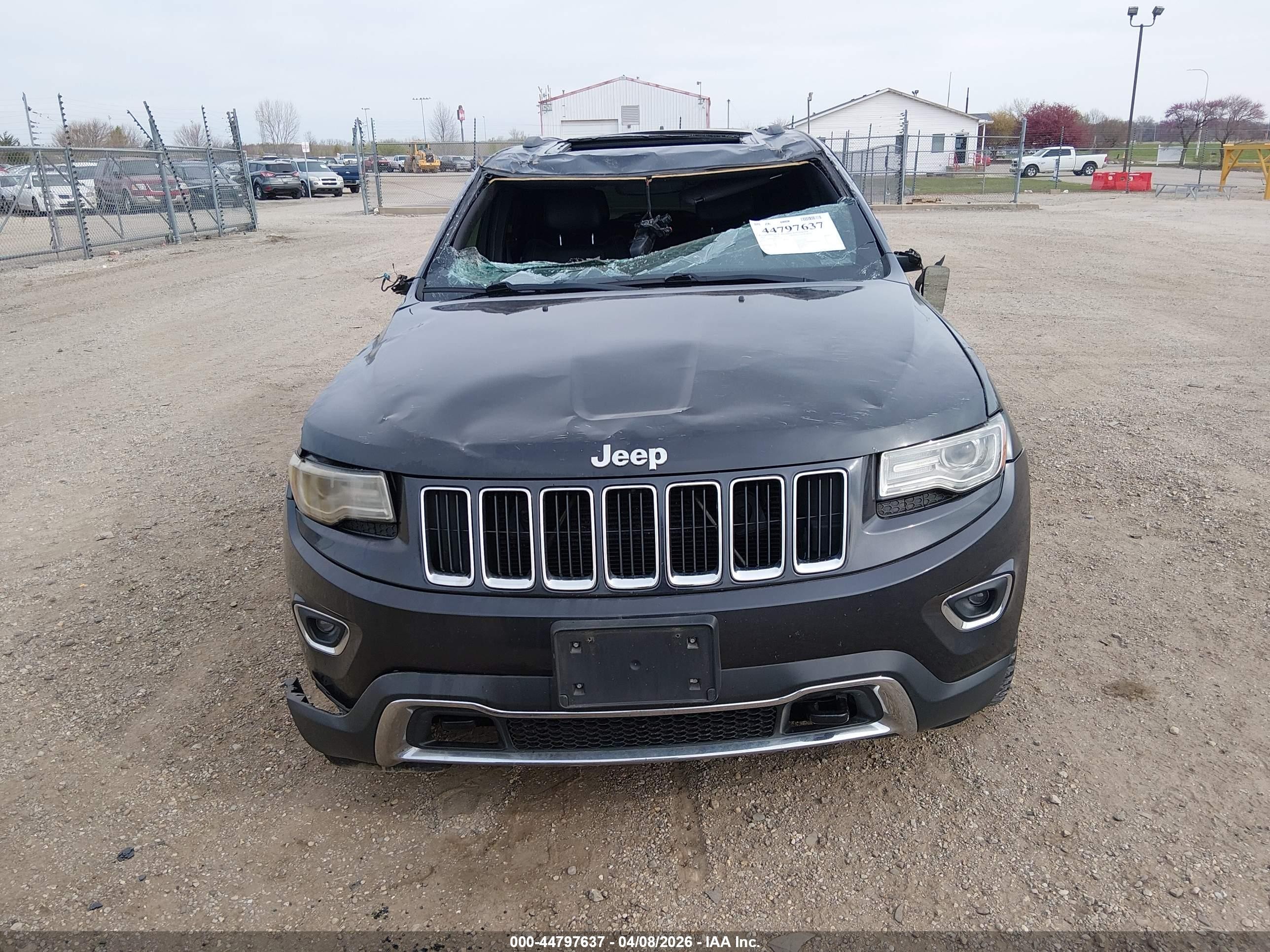 2014 Jeep Grand Cherokee Limited Gray vin: 1C4RJFBT0EC151540