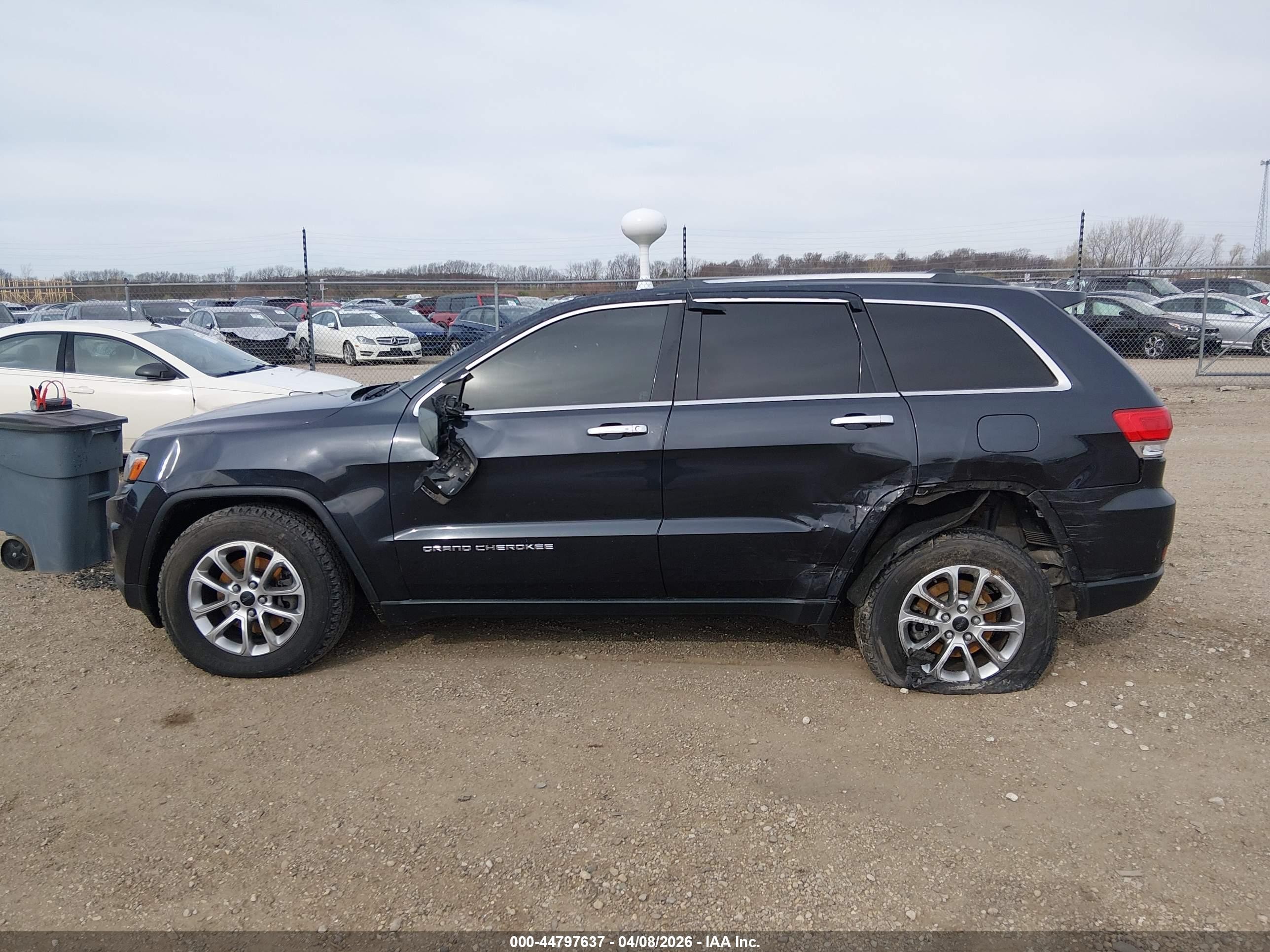 2014 Jeep Grand Cherokee Limited Gray vin: 1C4RJFBT0EC151540