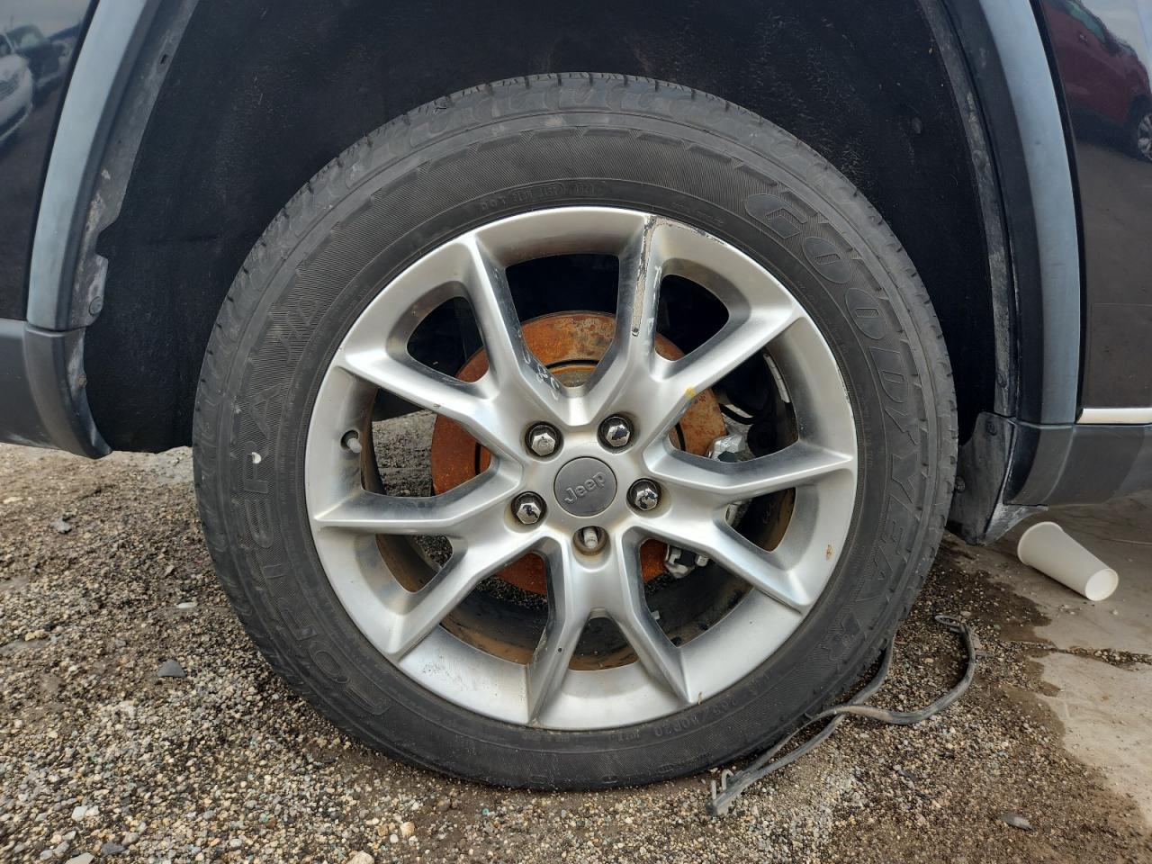 2014 Jeep Grand Cherokee Limited Black vin: 1C4RJFBT0EC226995 Damage: Right Rear Wheel, Mismatched, Replacement Required