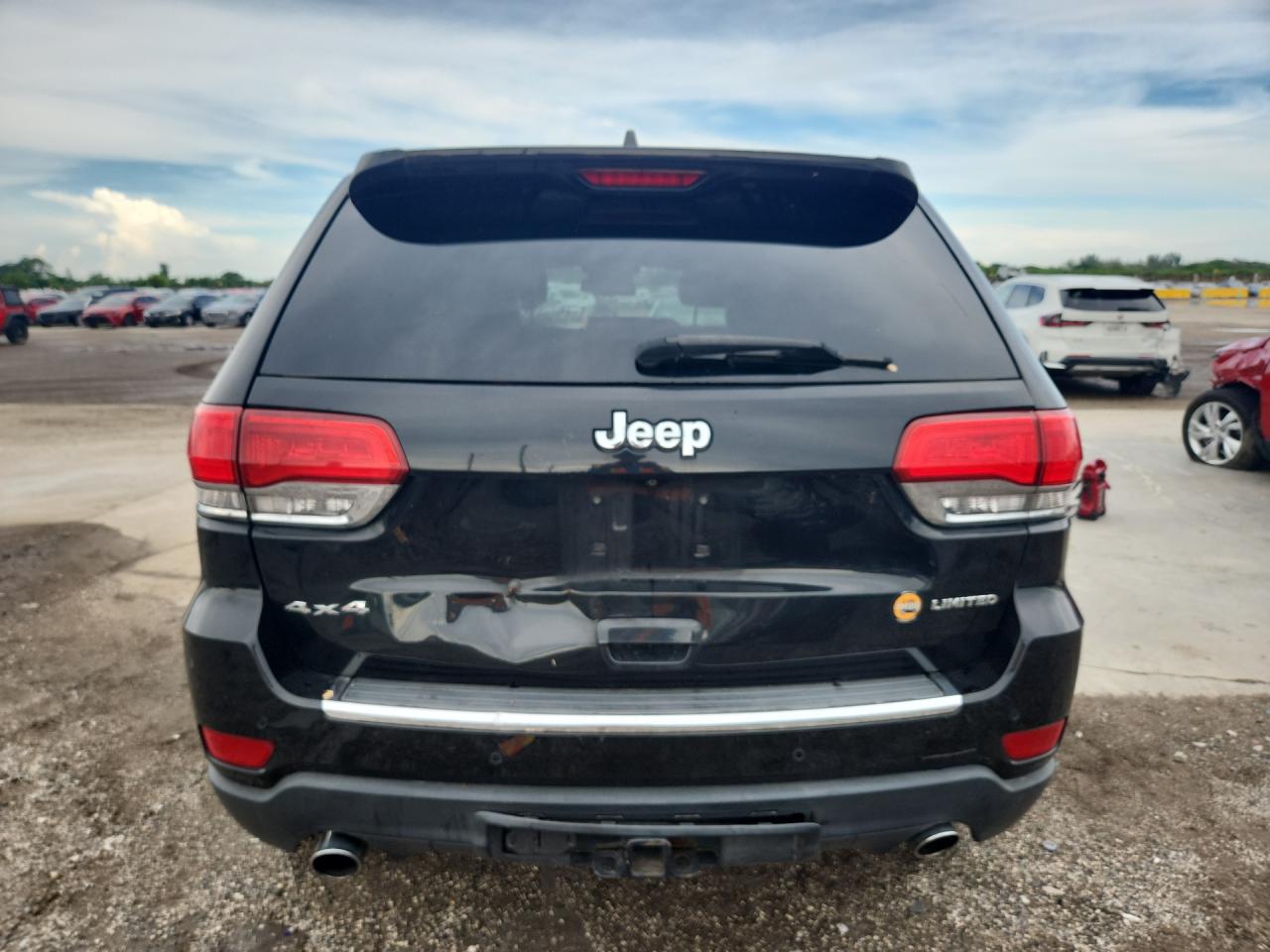 2014 Jeep Grand Cherokee Limited Black vin: 1C4RJFBT0EC226995 Damage: Lift Gate, Dent(S) W/ Paint Dmg, > 12 Inches