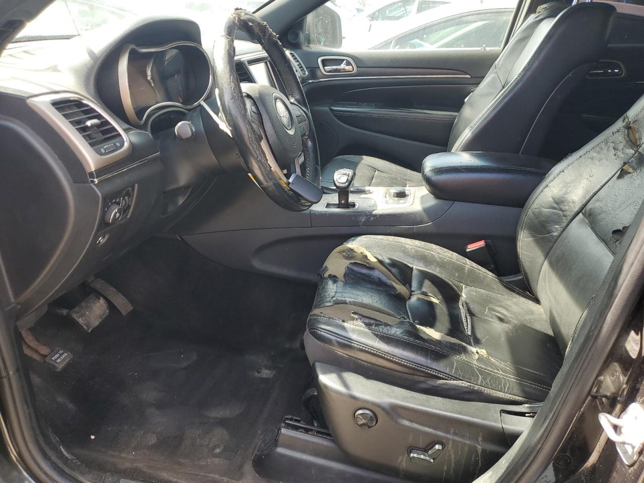 2014 Jeep Grand Cherokee Limited Black vin: 1C4RJFBT0EC226995 Damage: Steering Wheel, Worn, Replacement Required