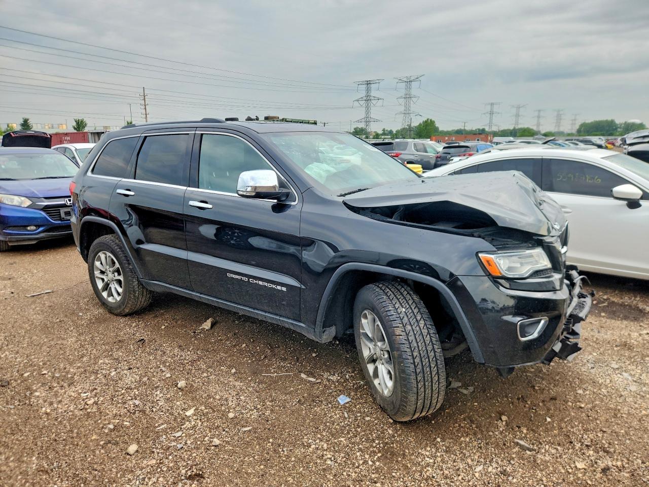 2014 Jeep Grand Cherokee Limited Black vin: 1C4RJFBT0EC240928