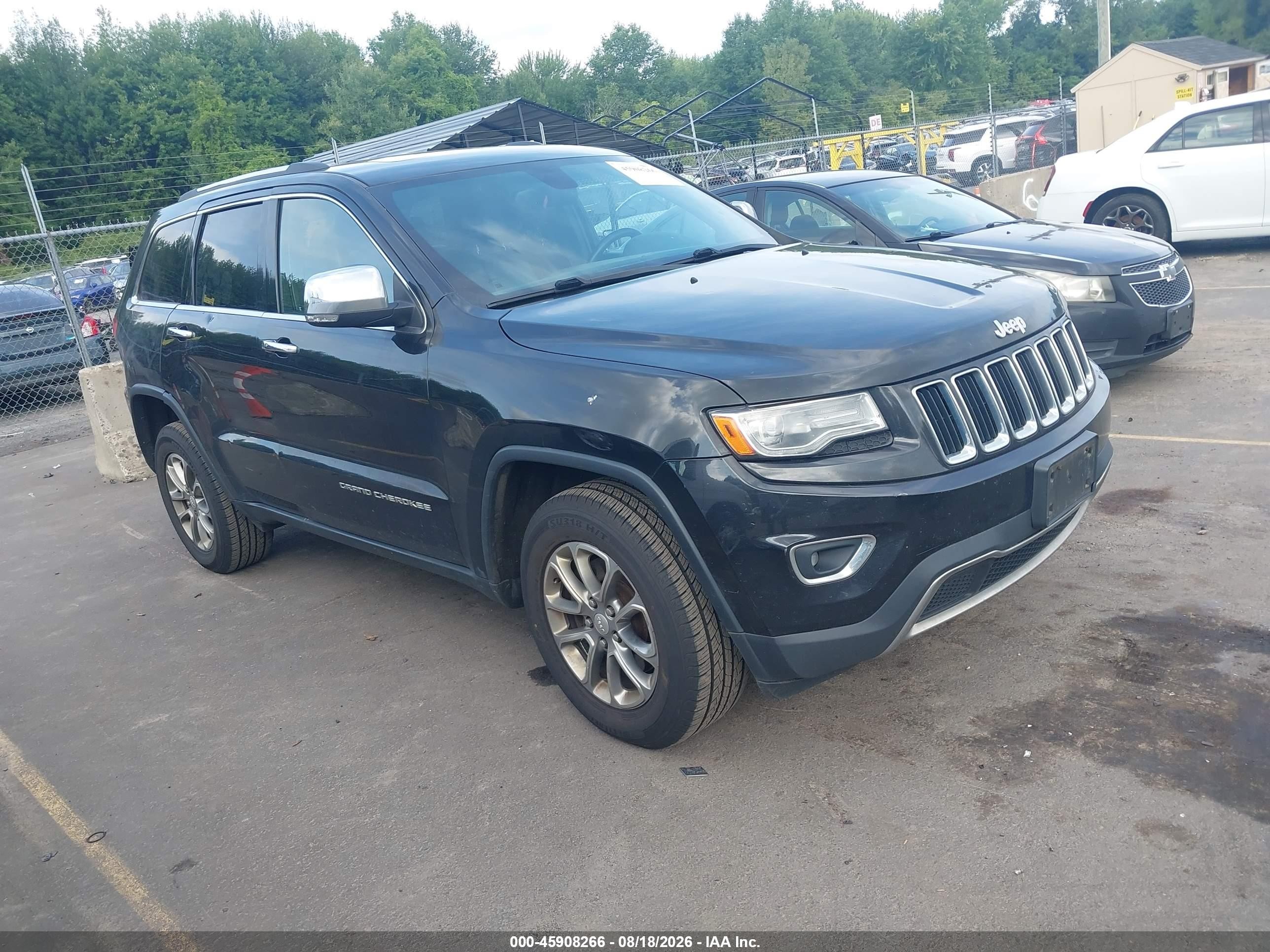 2014 Jeep Grand Cherokee Limited Black vin: 1C4RJFBT0EC379425
