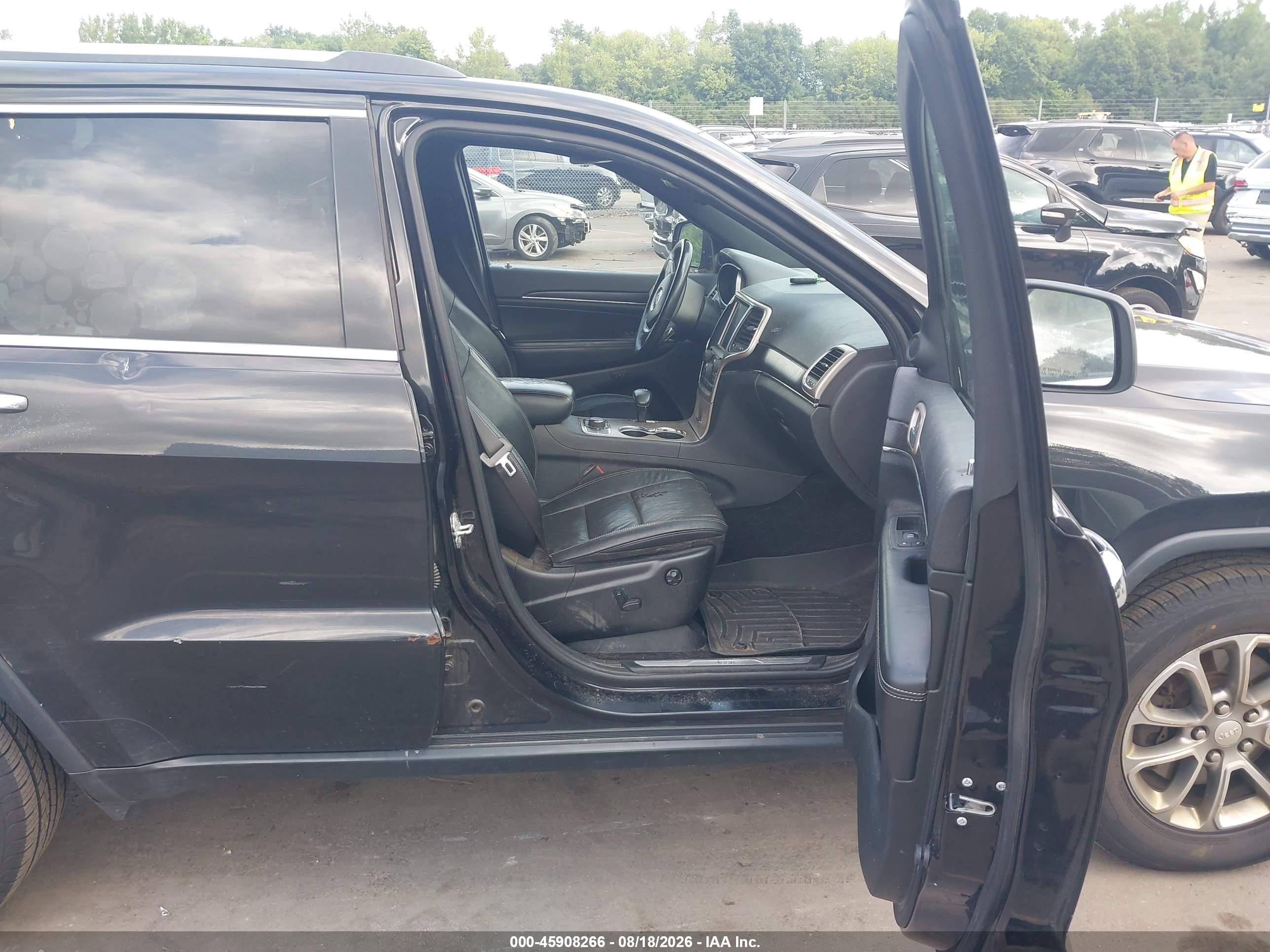 2014 Jeep Grand Cherokee Limited Black vin: 1C4RJFBT0EC379425