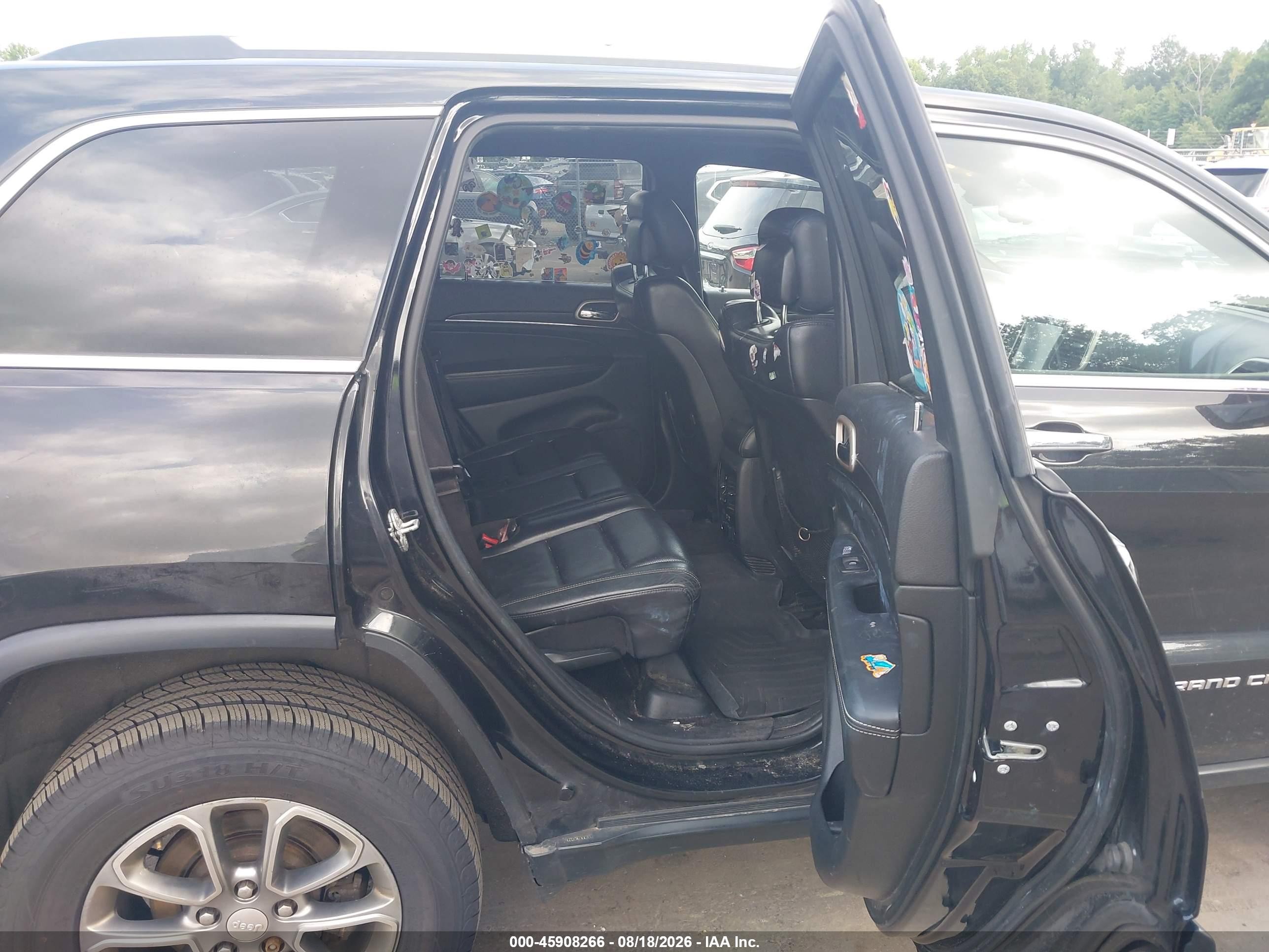 2014 Jeep Grand Cherokee Limited Black vin: 1C4RJFBT0EC379425