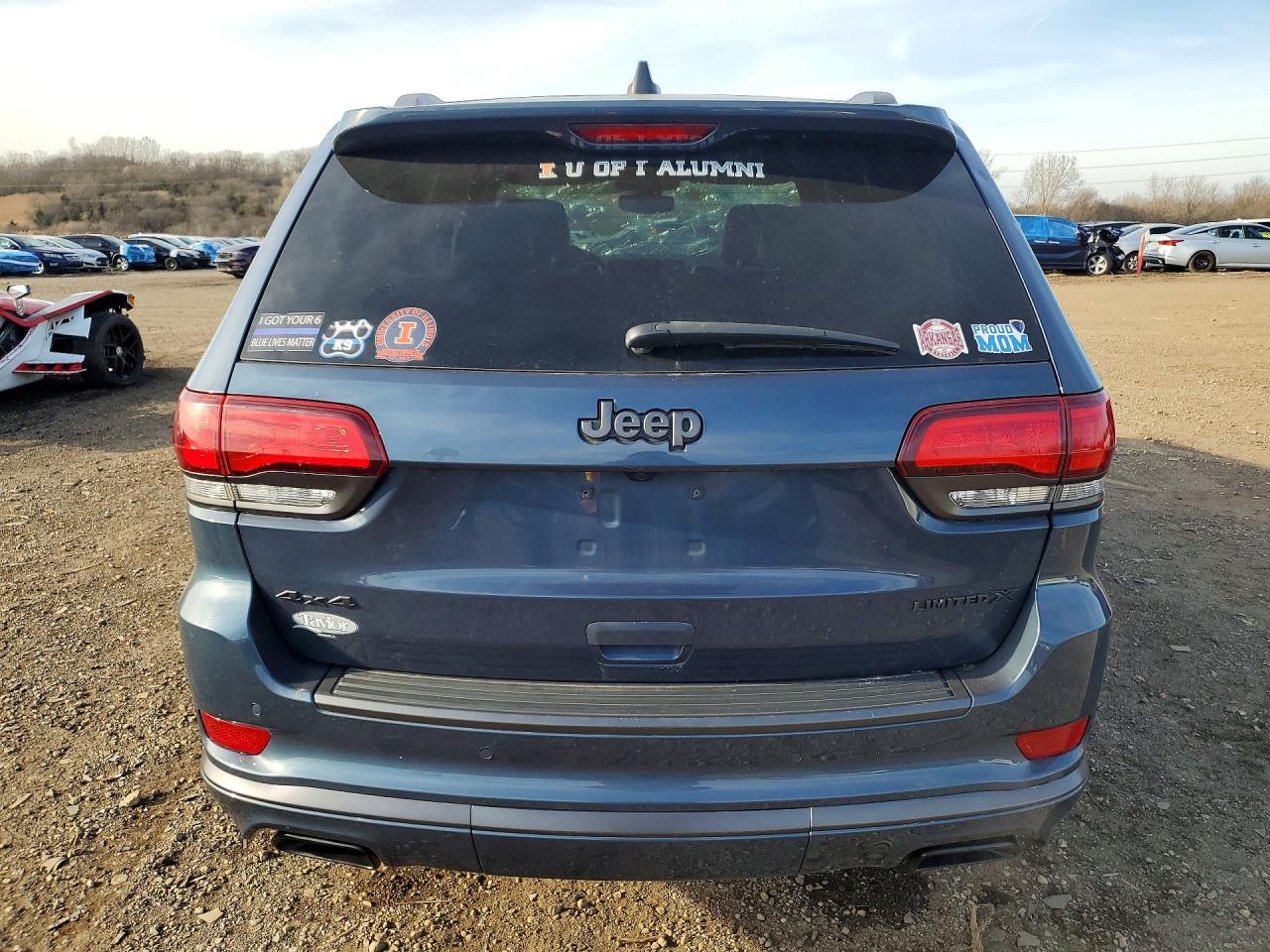 2019 Jeep Grand Cherokee Limited Синий vin: 1C4RJFBT0KC693992